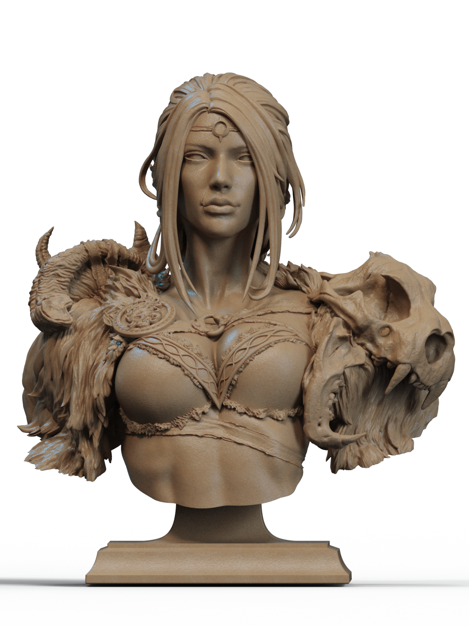 Barbarian Queen - CA 3D Studios - Dark Forge Arts
