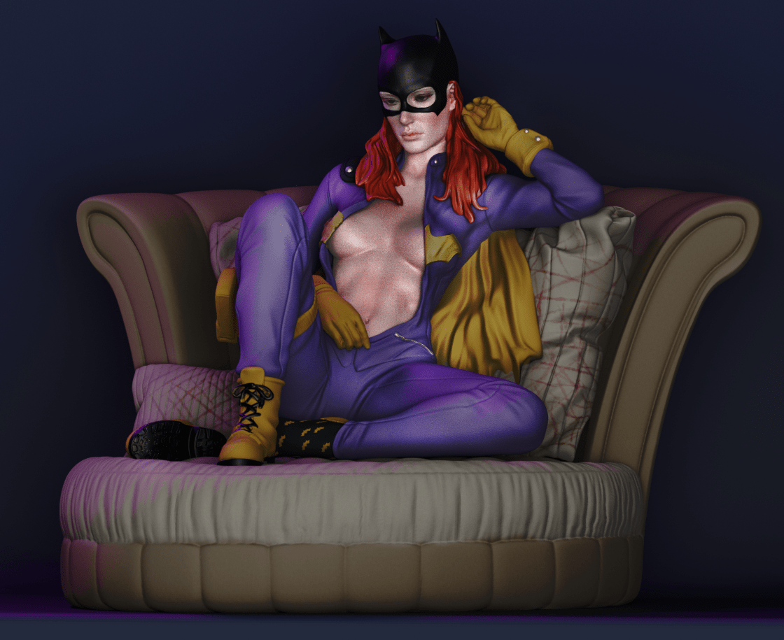 Batgirl v2 - CA 3D Studios - Dark Forge Arts