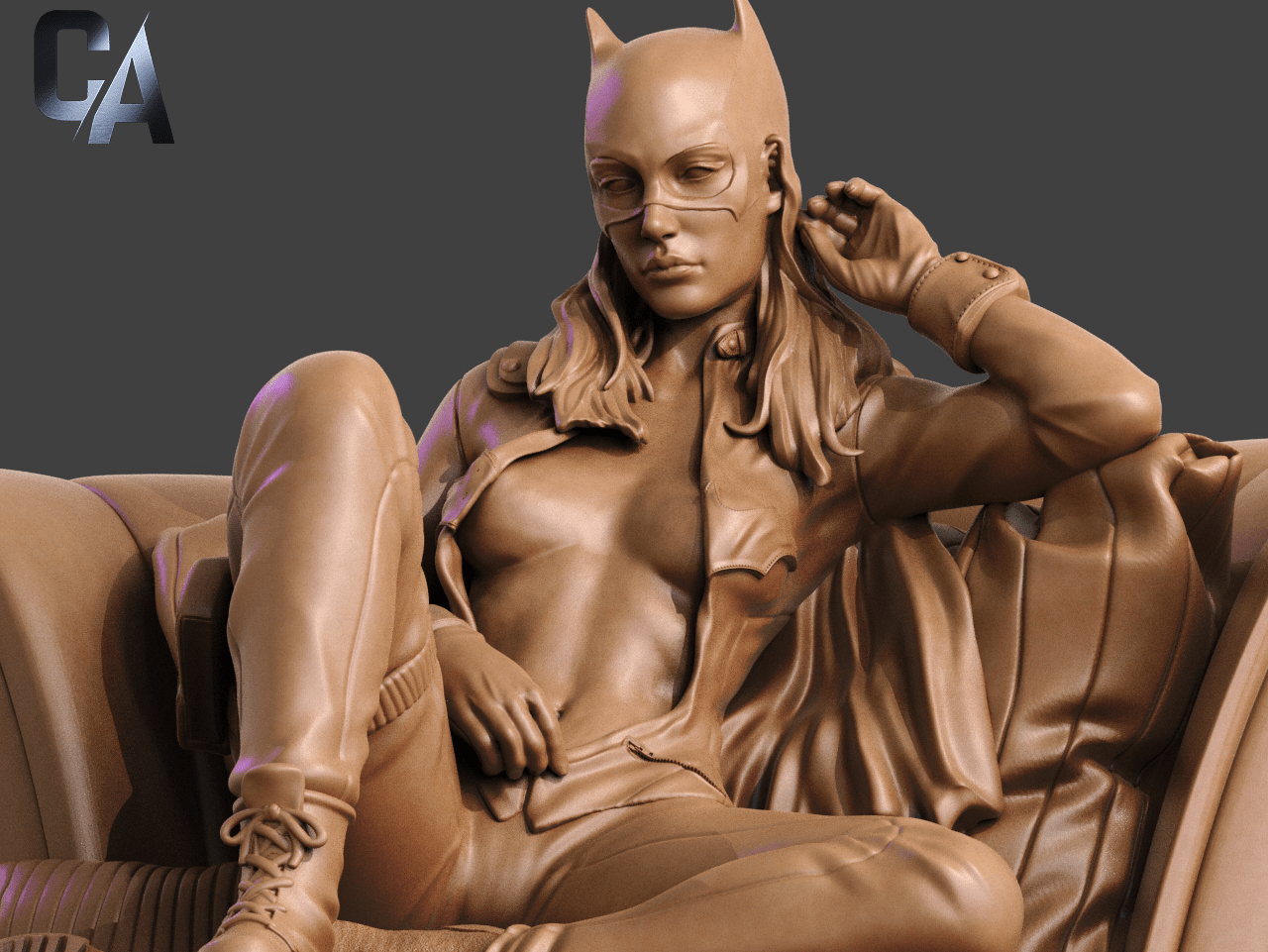 Batgirl v2 - CA 3D Studios - Dark Forge Arts