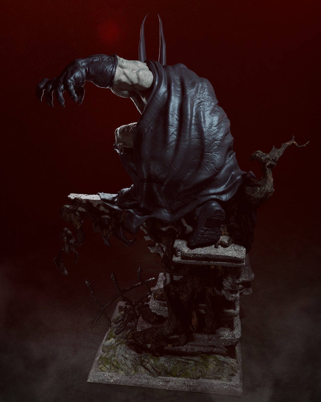Batman Vampire - CA 3D Studios - Dark Forge Arts