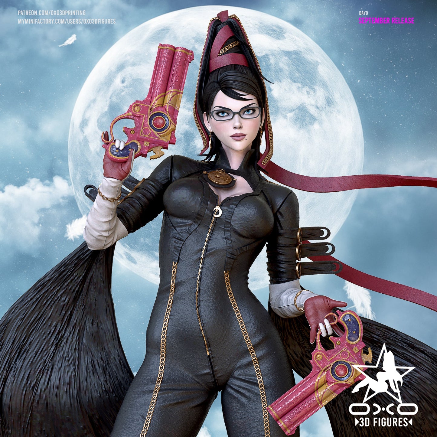 Bayonetta - OXO3D - Dark Forge Arts