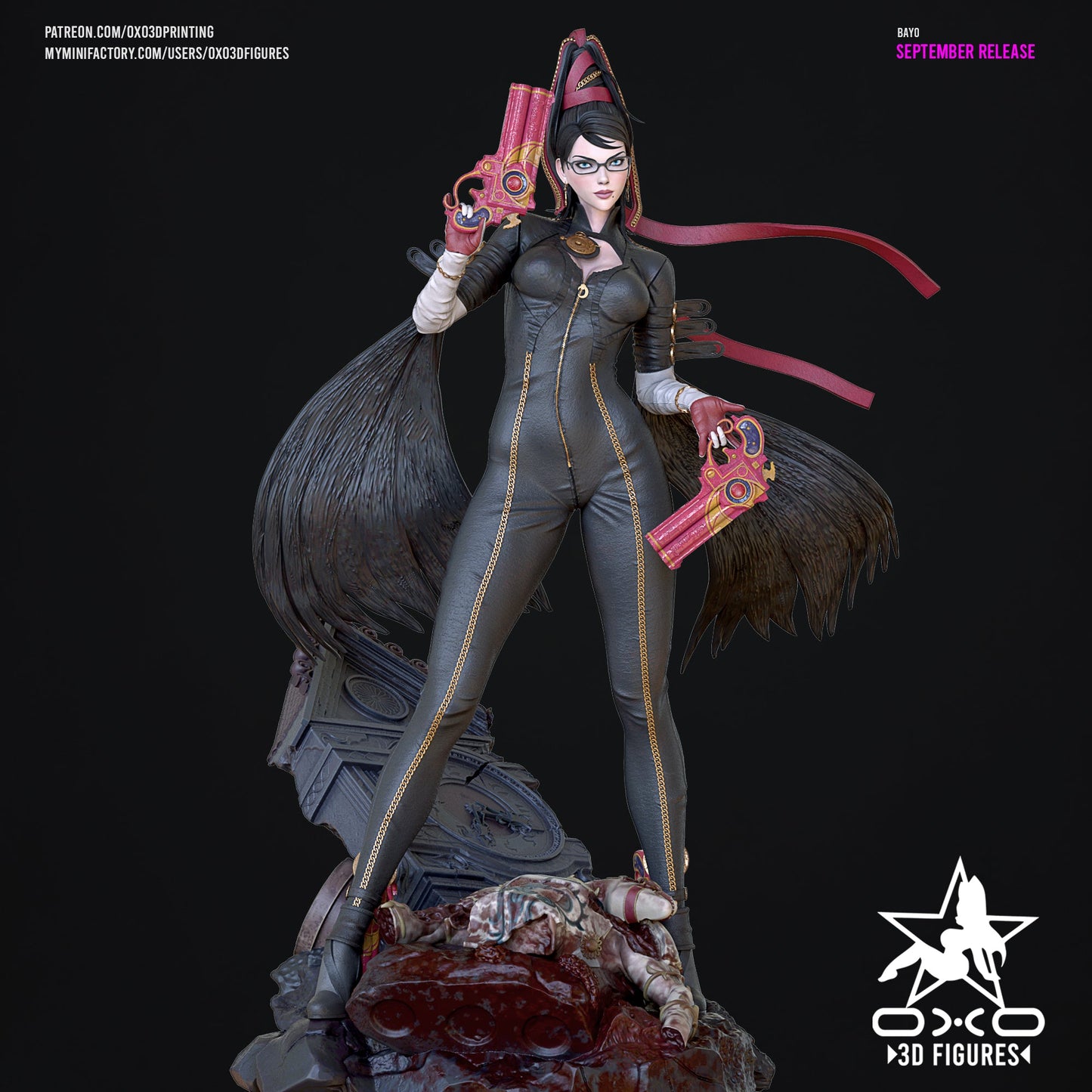 Bayonetta - OXO3D - Dark Forge Arts