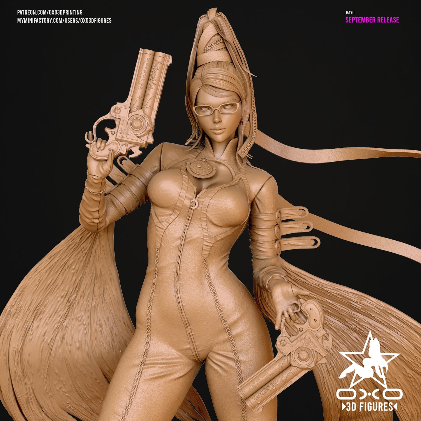 Bayonetta - OXO3D - Dark Forge Arts