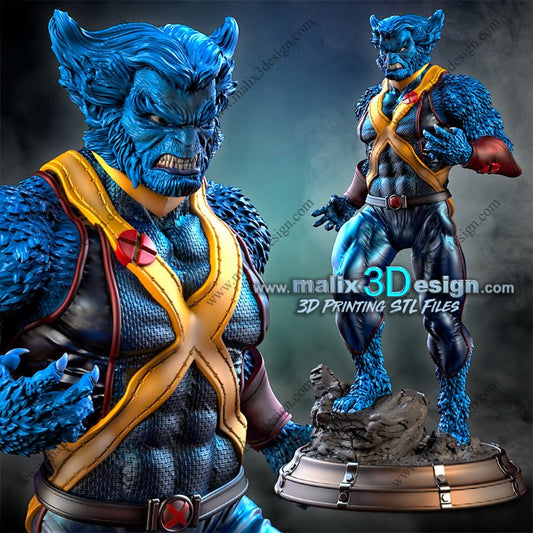 Beast X - men - Sanix3D - Dark Forge Arts