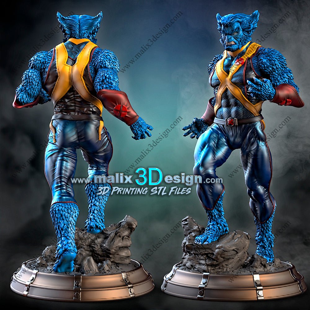 Beast X - men - Sanix3D - Dark Forge Arts