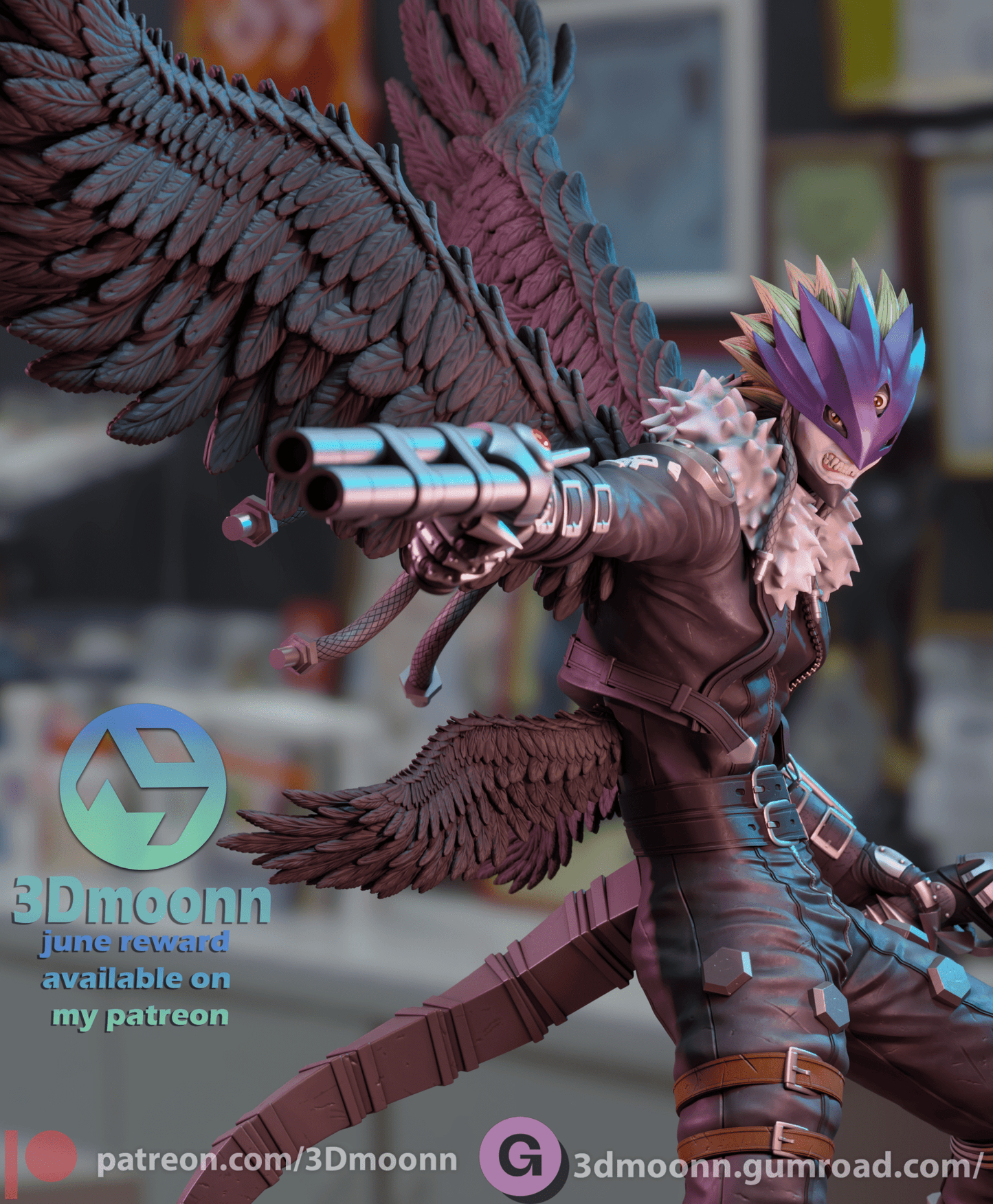 Beelzemon - 3DMoonn - Dark Forge Arts