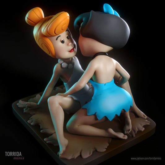 Betty and Wilma - Torrida Minis - Dark Forge Arts