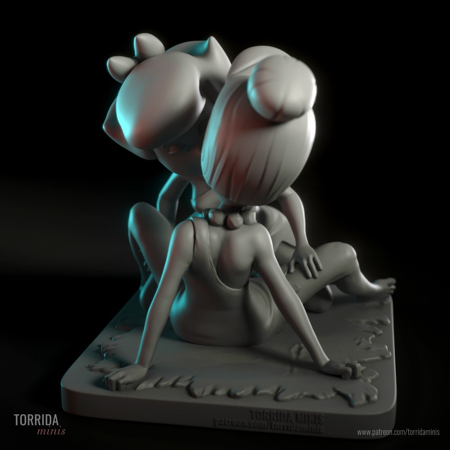 Betty and Wilma - Torrida Minis - Dark Forge Arts