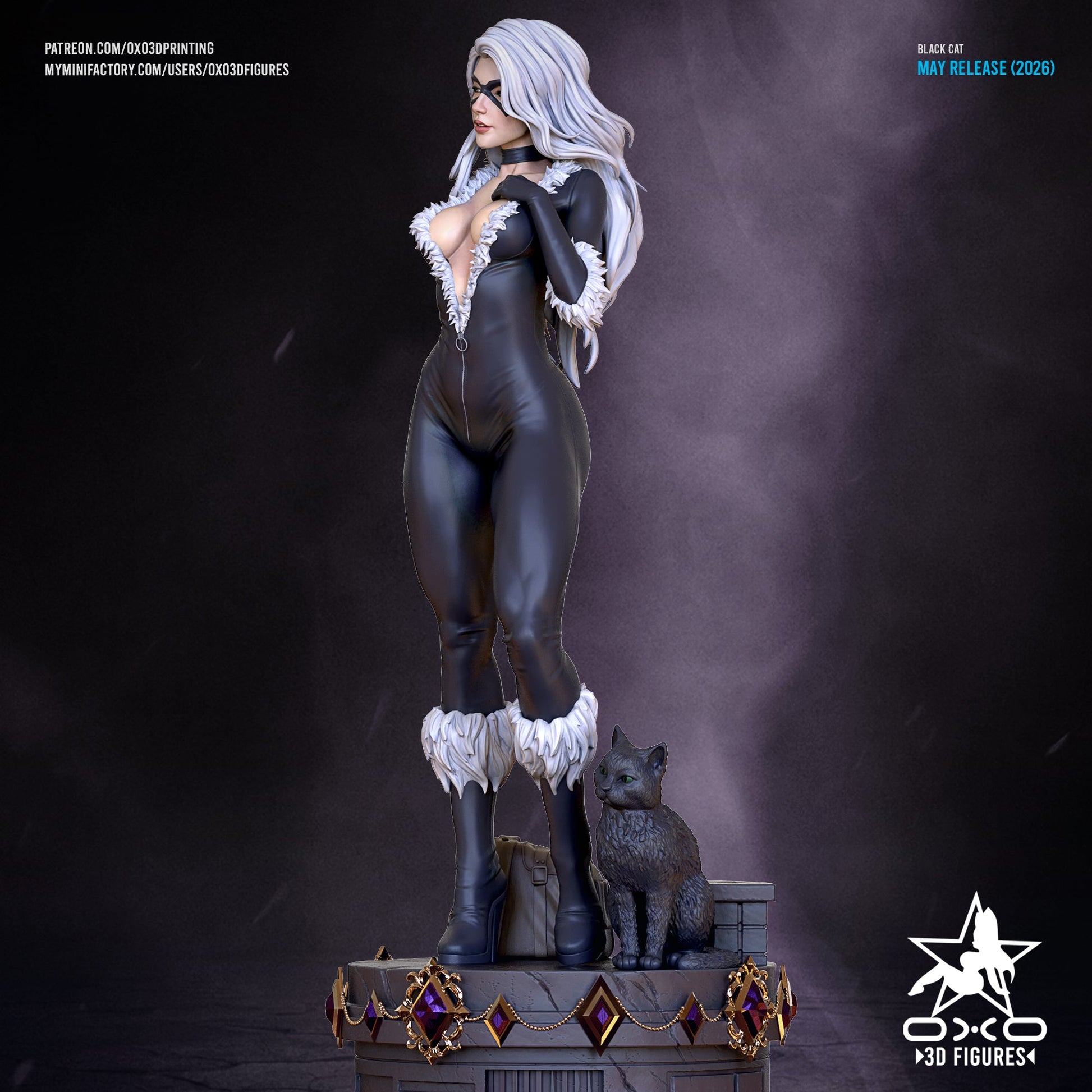 Black Cat v2 - OXO3D - Dark Forge Arts