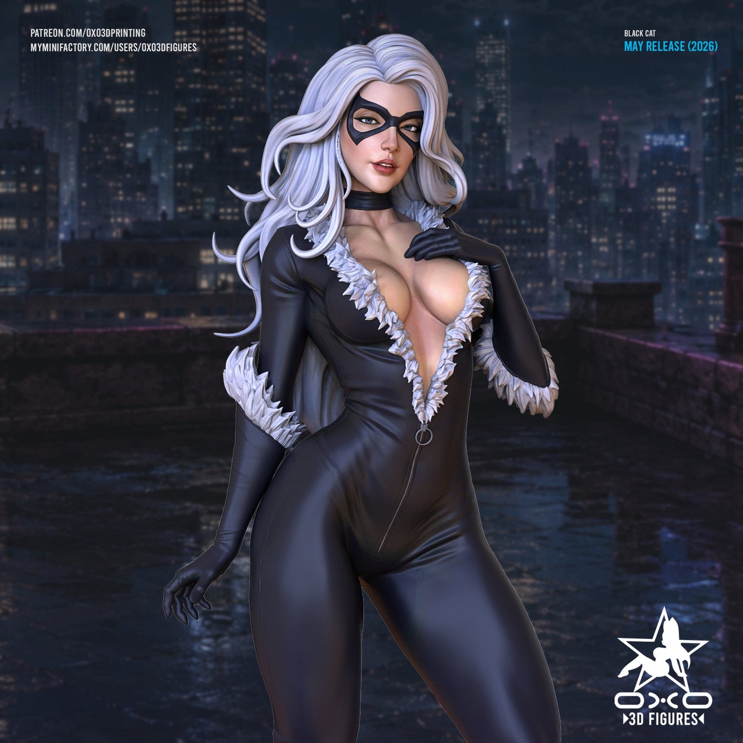 Black Cat v2 - OXO3D - Dark Forge Arts