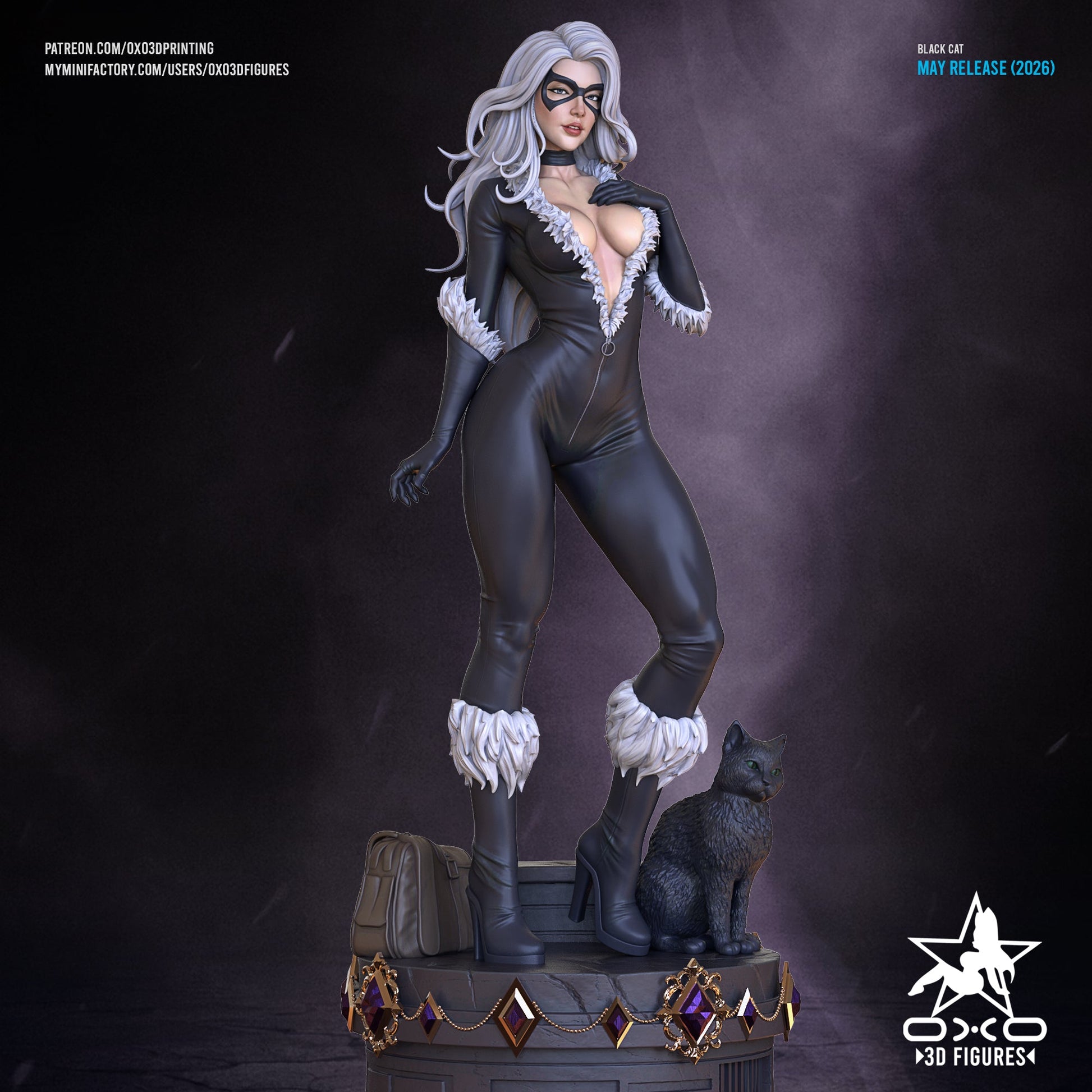 Black Cat v2 - OXO3D - Dark Forge Arts
