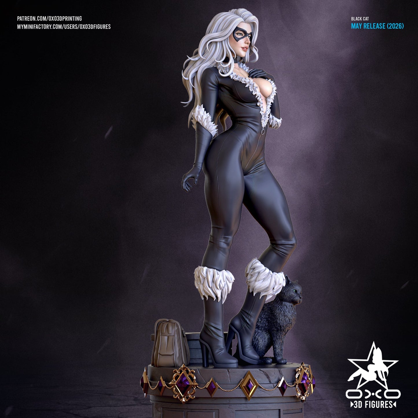 Black Cat v2 - OXO3D - Dark Forge Arts