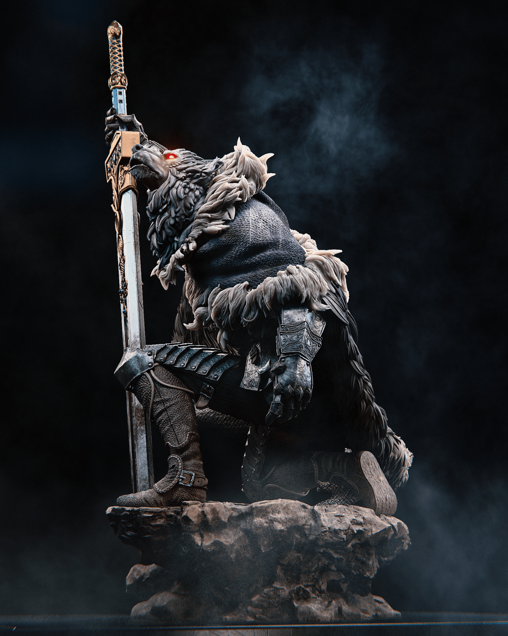 Blaidd - CA 3D Studios - Dark Forge Arts