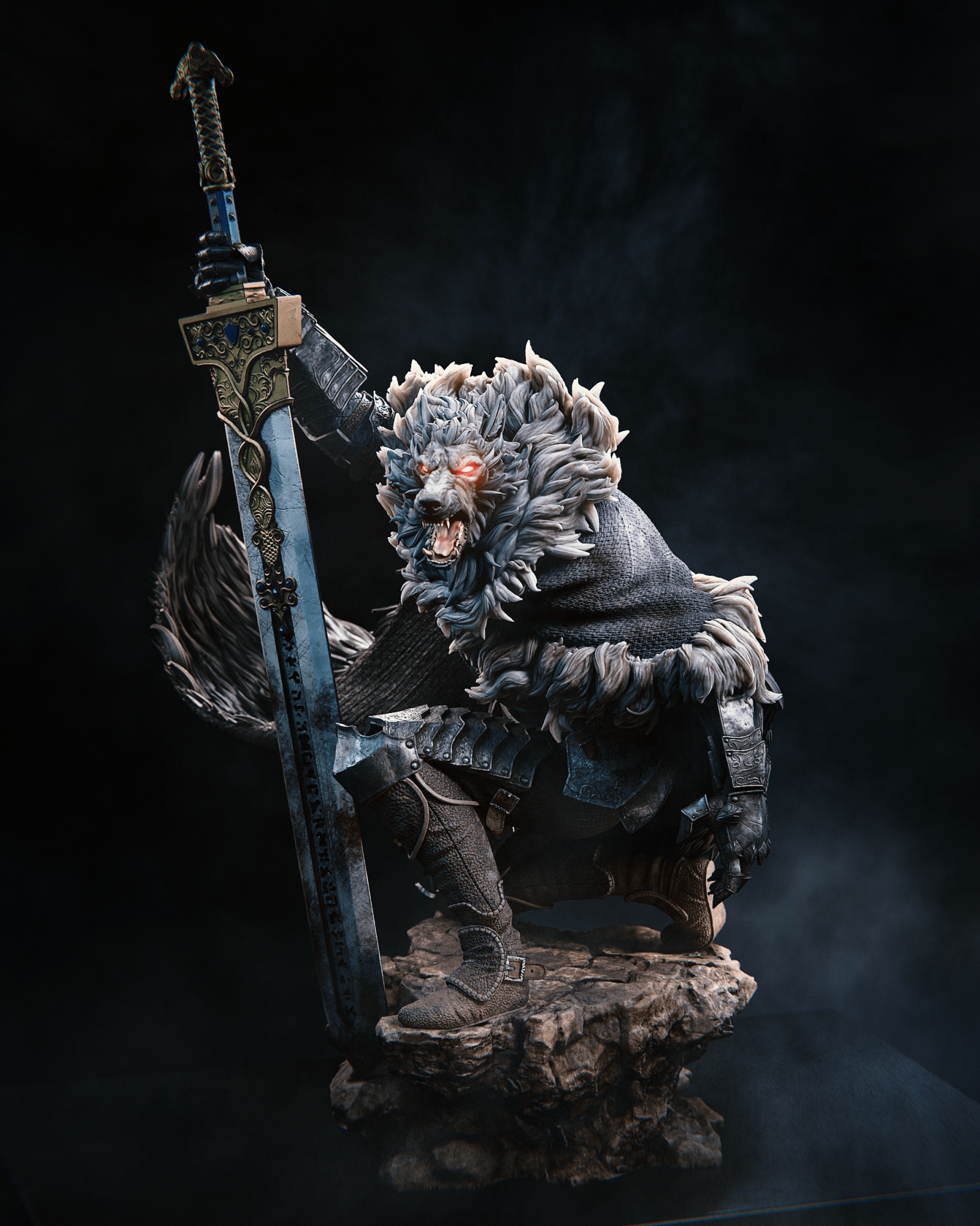 Blaidd - CA 3D Studios - Dark Forge Arts