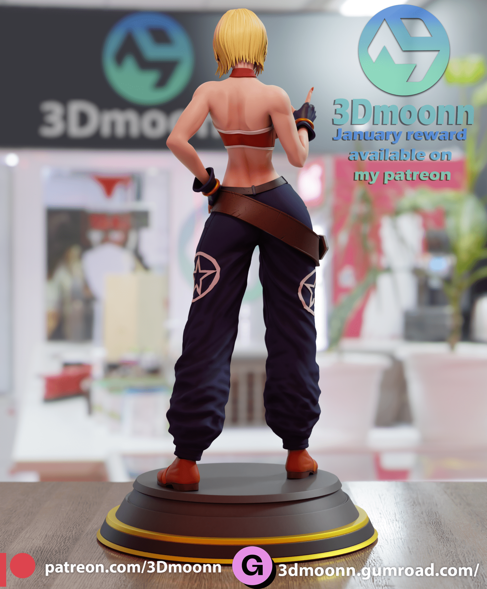Blue Mary - 3DMoonn - Dark Forge Arts