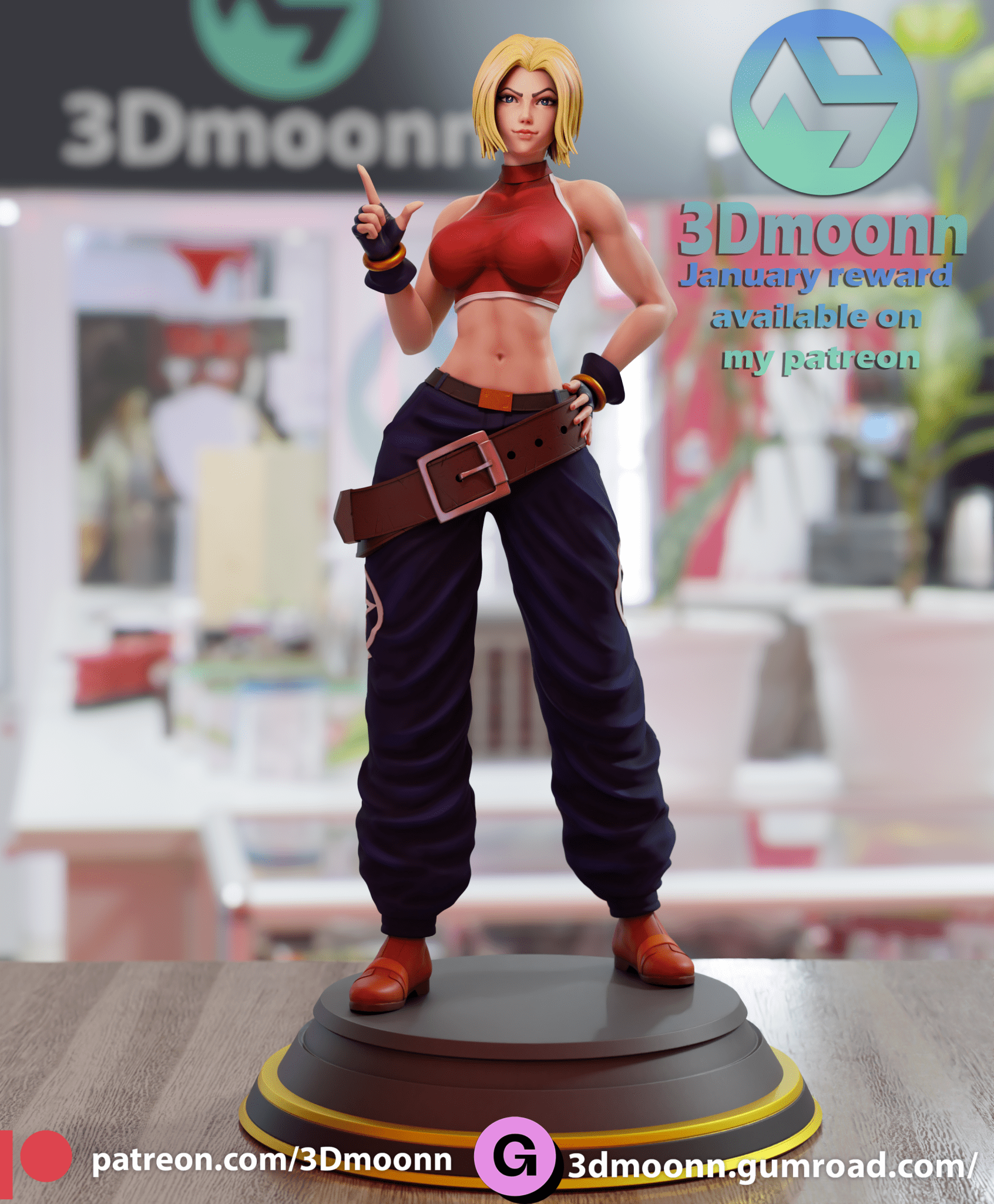 Blue Mary - 3DMoonn - Dark Forge Arts