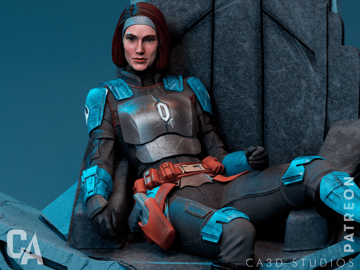 Bo Katan - CA 3D Studios - Dark Forge Arts