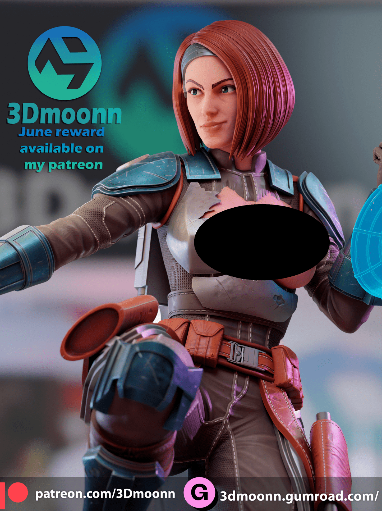 Bo Katan Kryze - 3DMoonn - Dark Forge Arts