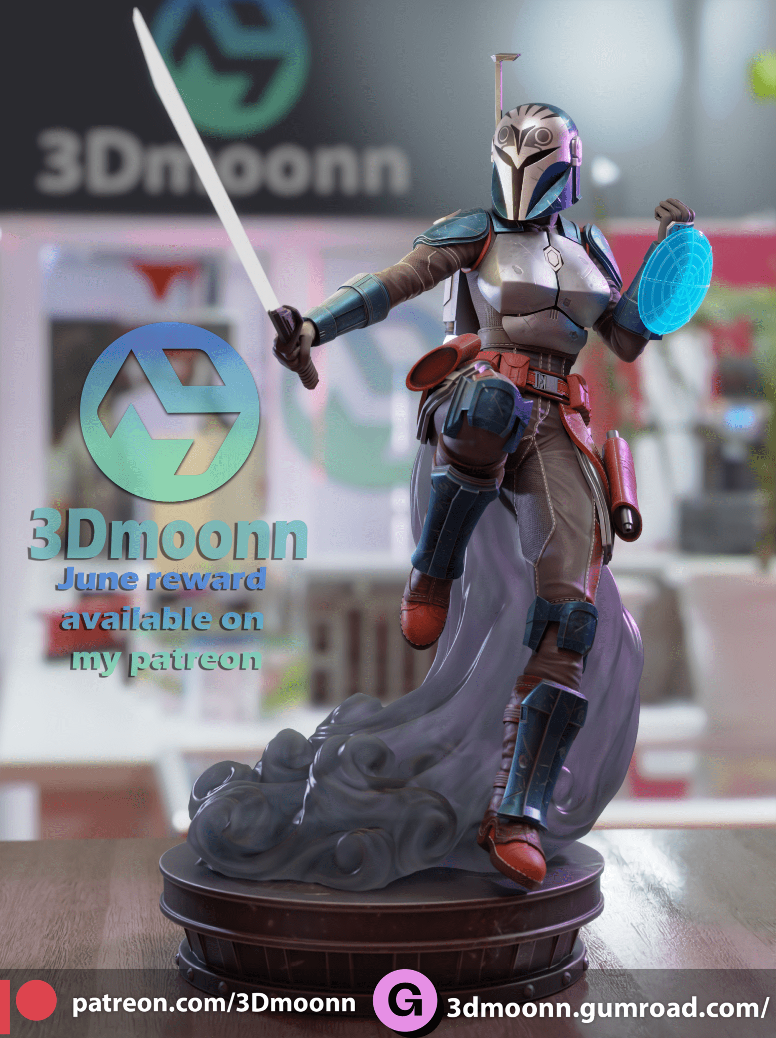 Bo Katan Kryze - 3DMoonn - Dark Forge Arts