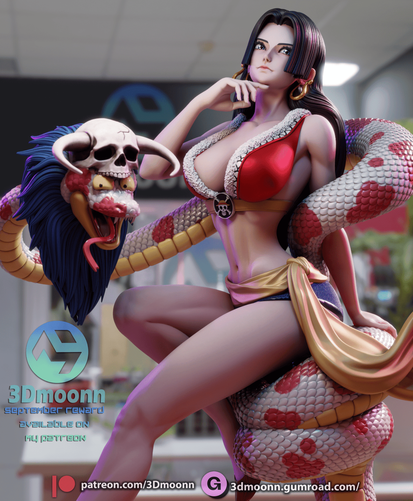 Boa Hancock - 3DMoonn - Dark Forge Arts