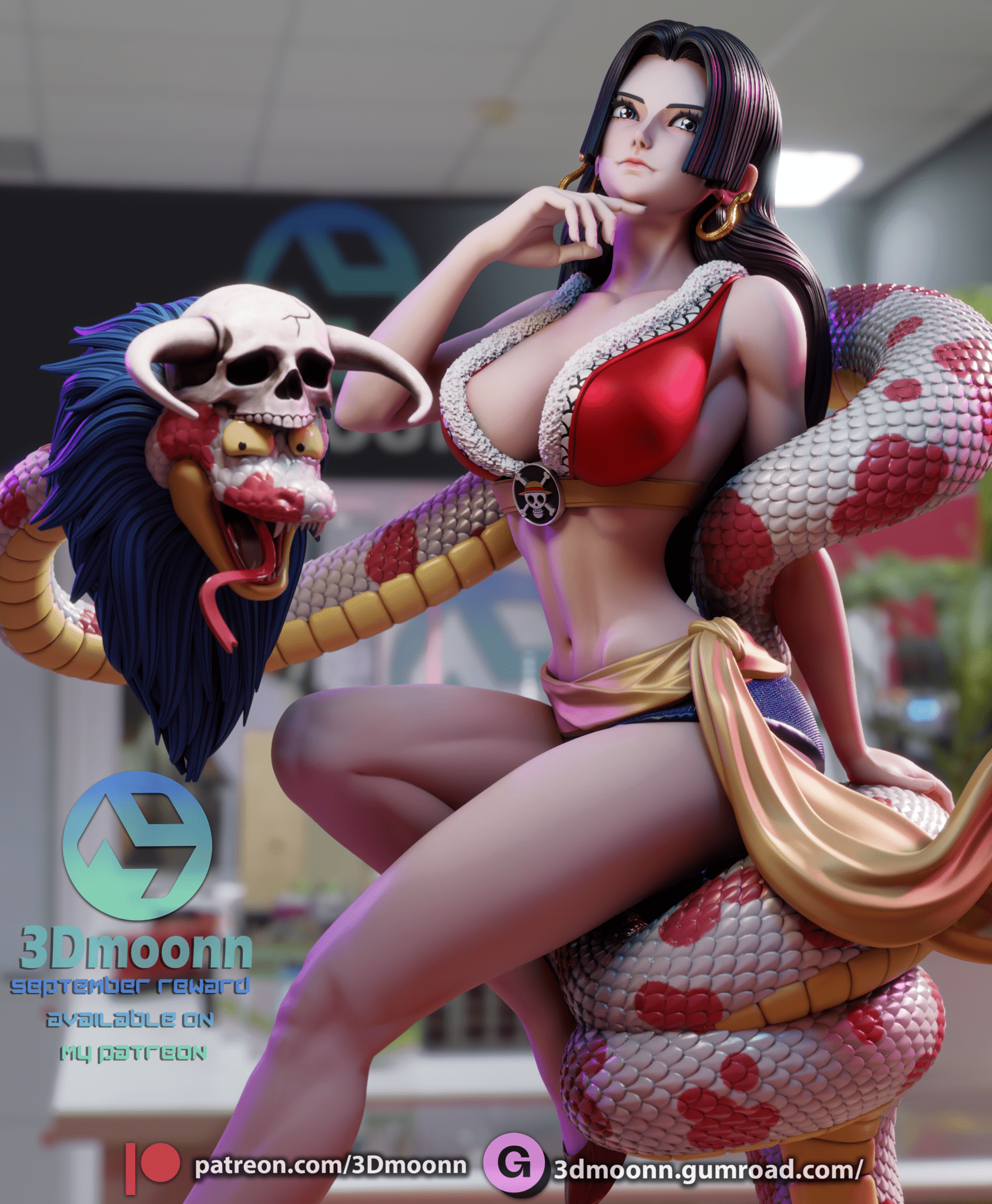 Boa Hancock - 3DMoonn - Dark Forge Arts