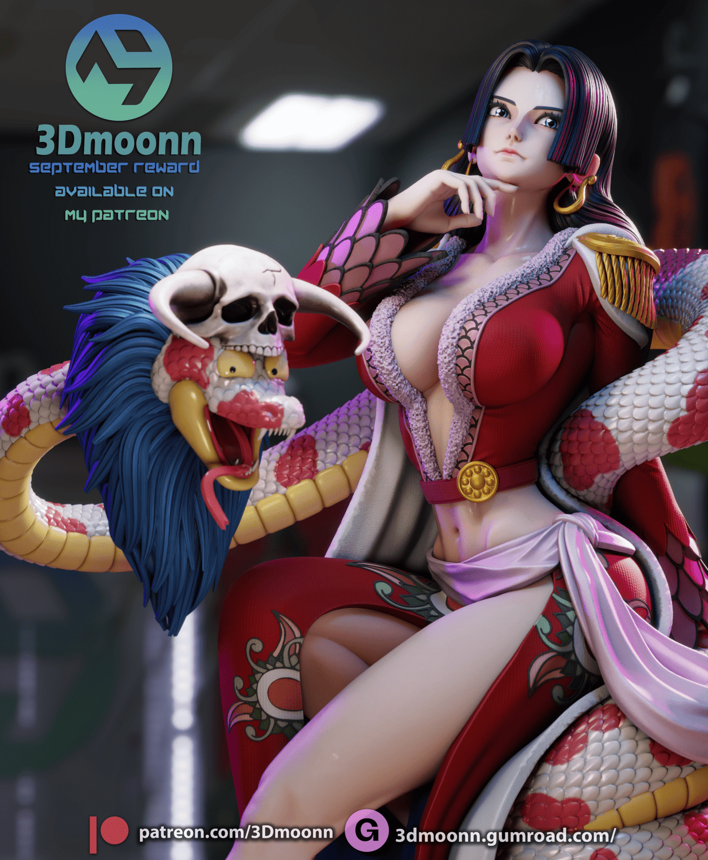 Boa Hancock - 3DMoonn - Dark Forge Arts