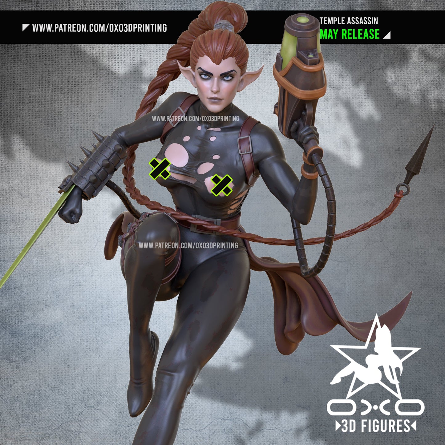 Calli Temple Assassin - OXO3D - Dark Forge Arts