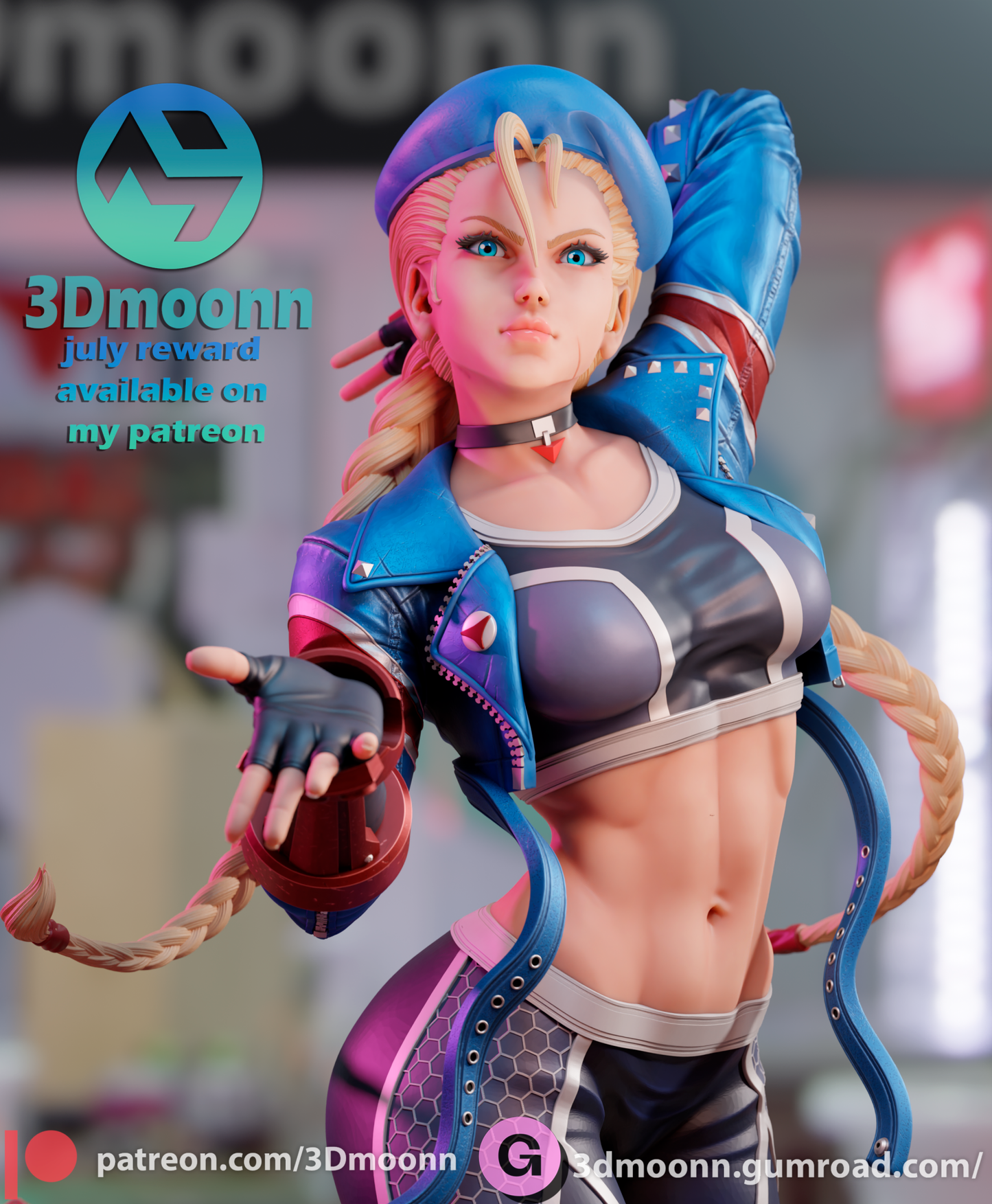 Cammy v2 - 3DMoonn - Dark Forge Arts