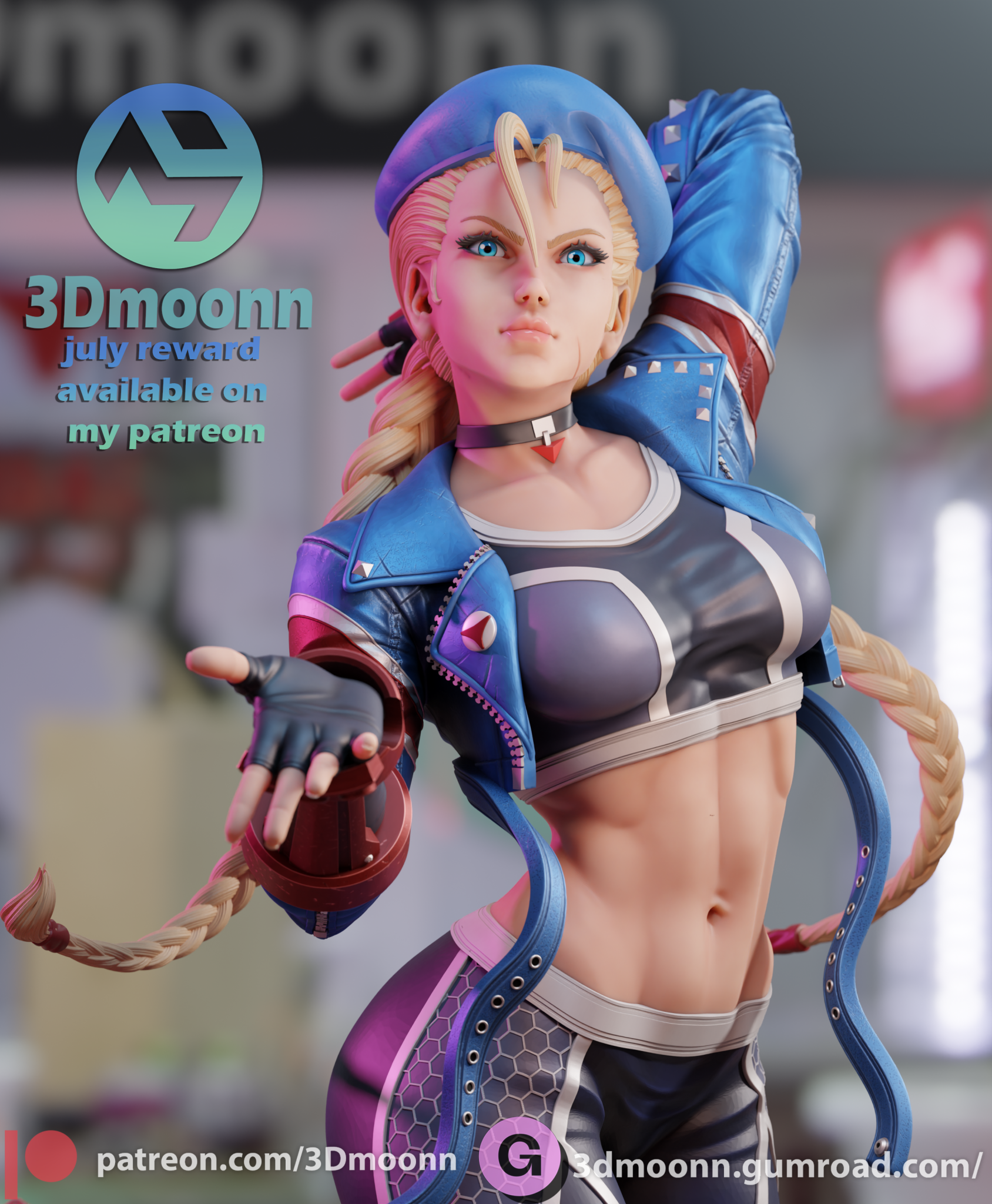 Cammy v2 - 3DMoonn - Dark Forge Arts