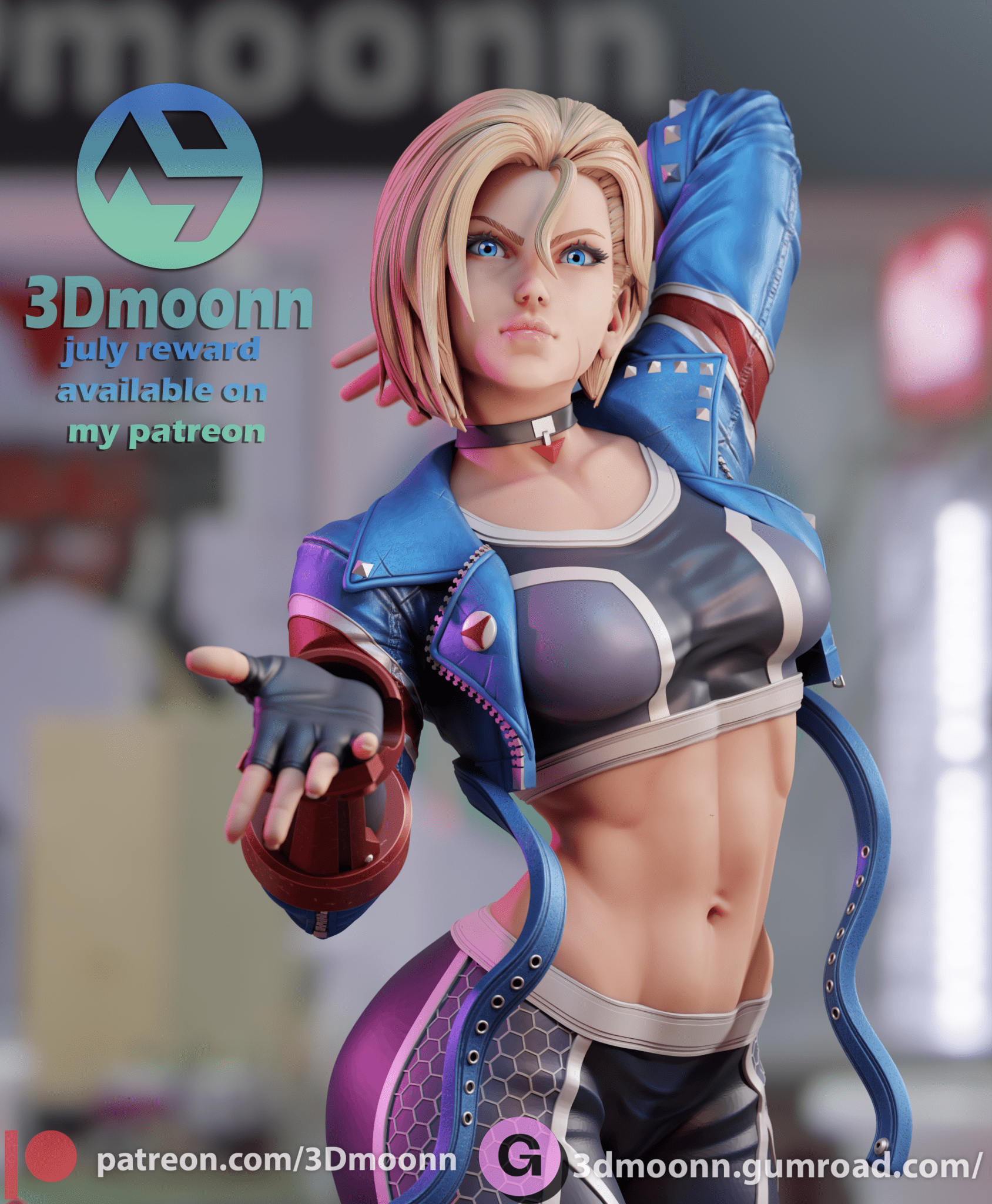 Cammy v2 - 3DMoonn - Dark Forge Arts