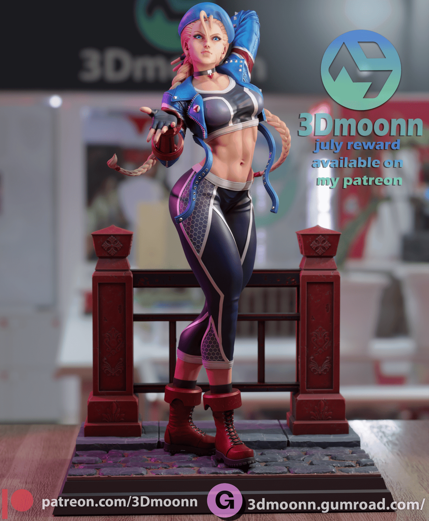 Cammy v2 - 3DMoonn - Dark Forge Arts