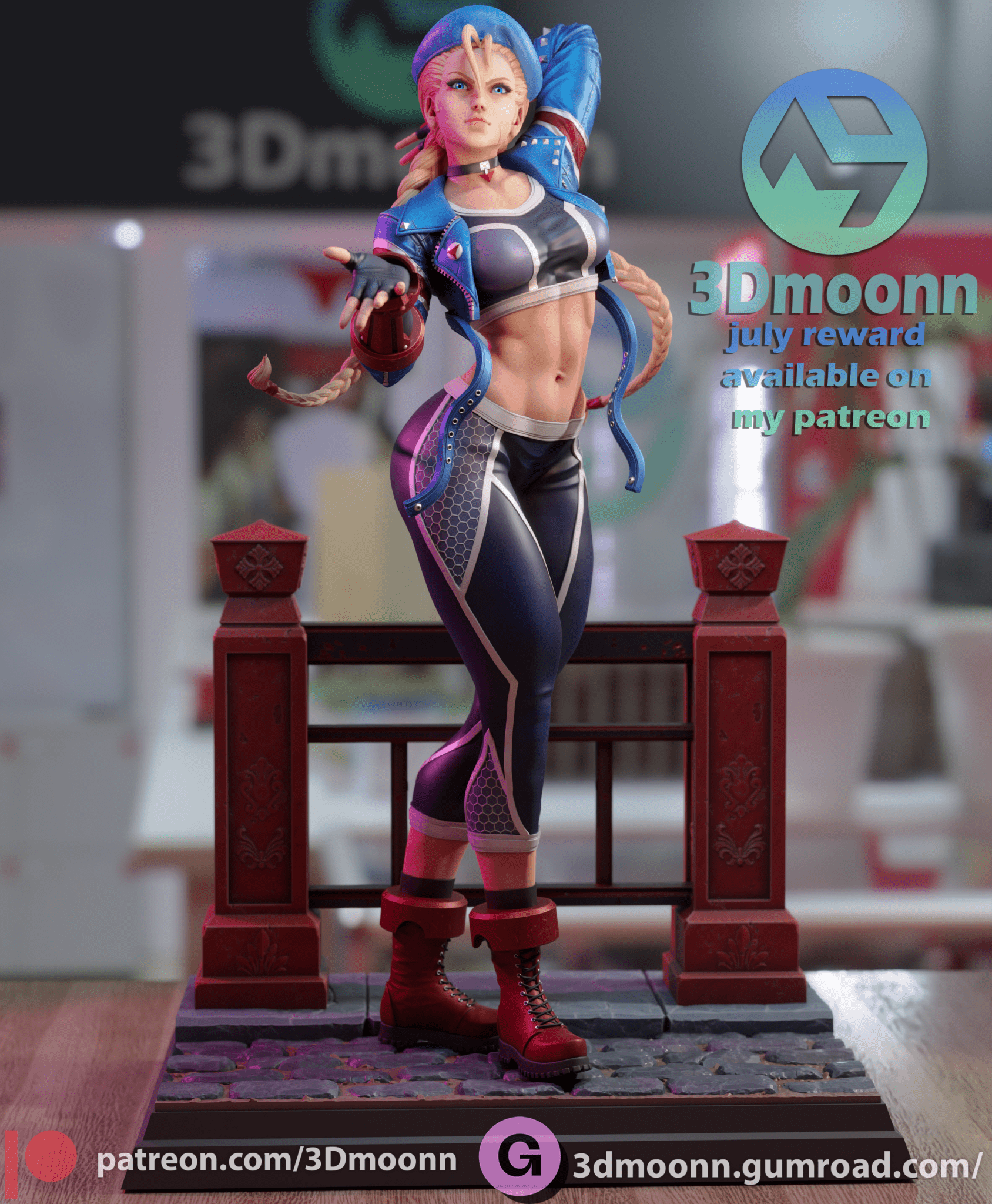 Cammy v2 - 3DMoonn - Dark Forge Arts