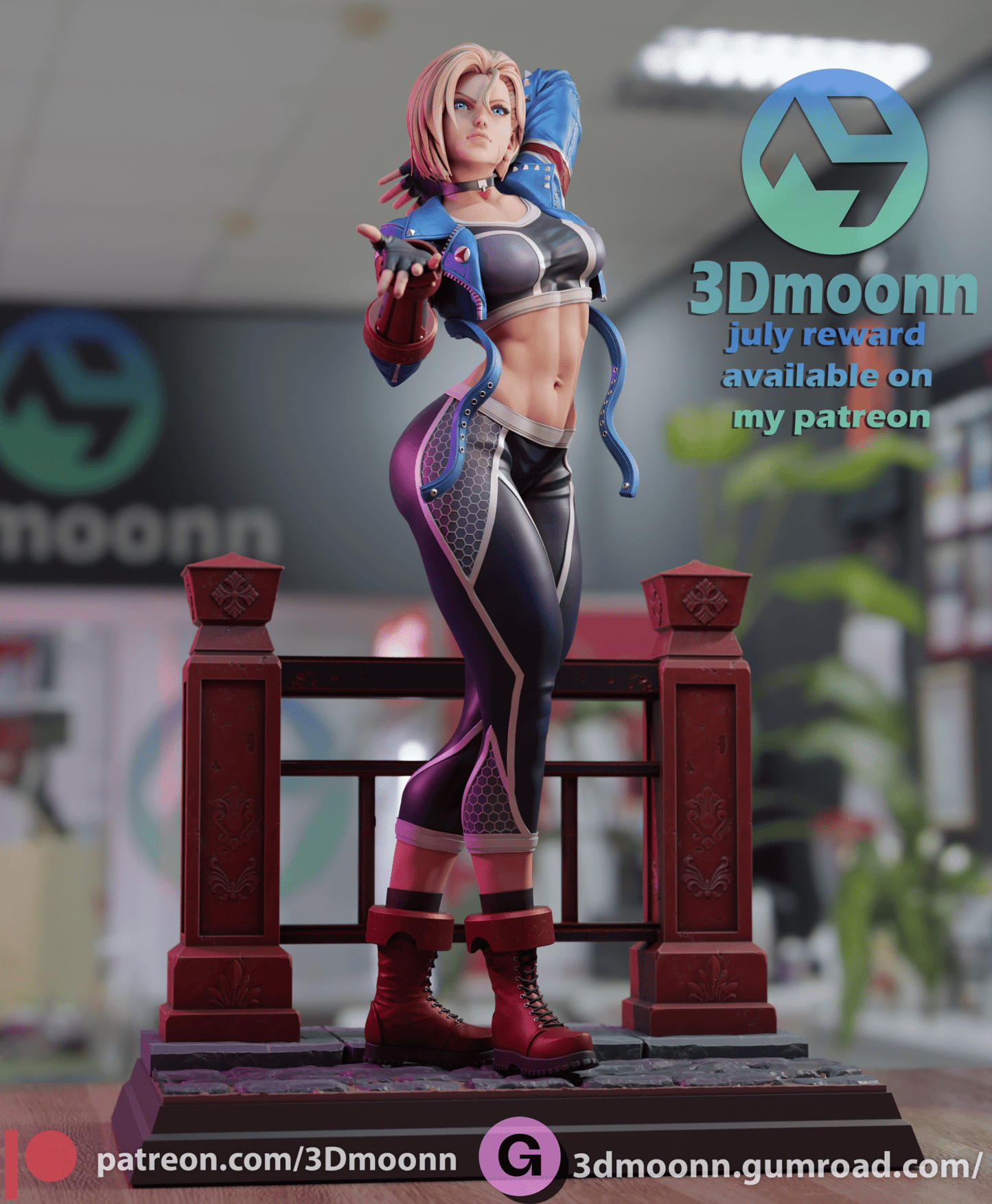 Cammy v2 - 3DMoonn - Dark Forge Arts
