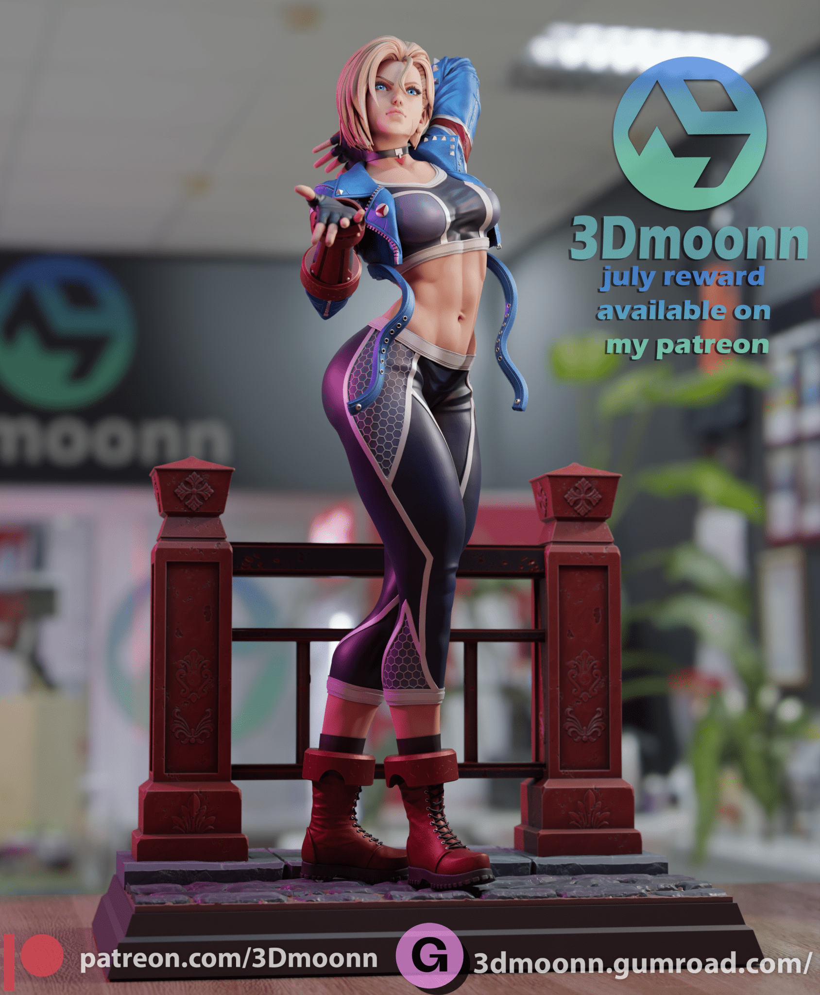 Cammy v2 - 3DMoonn - Dark Forge Arts