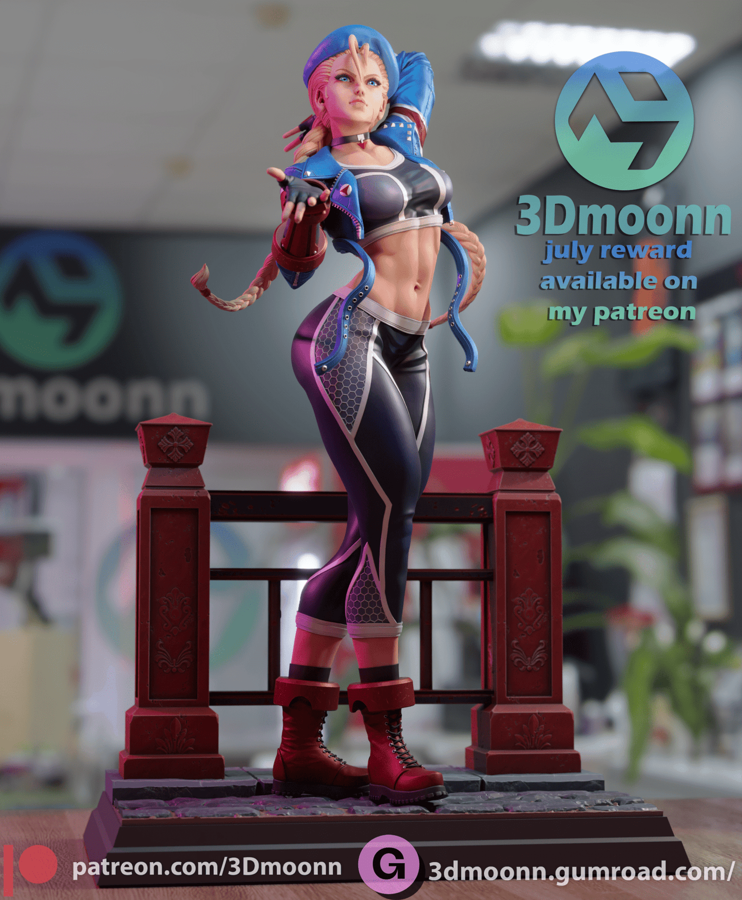 Cammy v2 - 3DMoonn - Dark Forge Arts