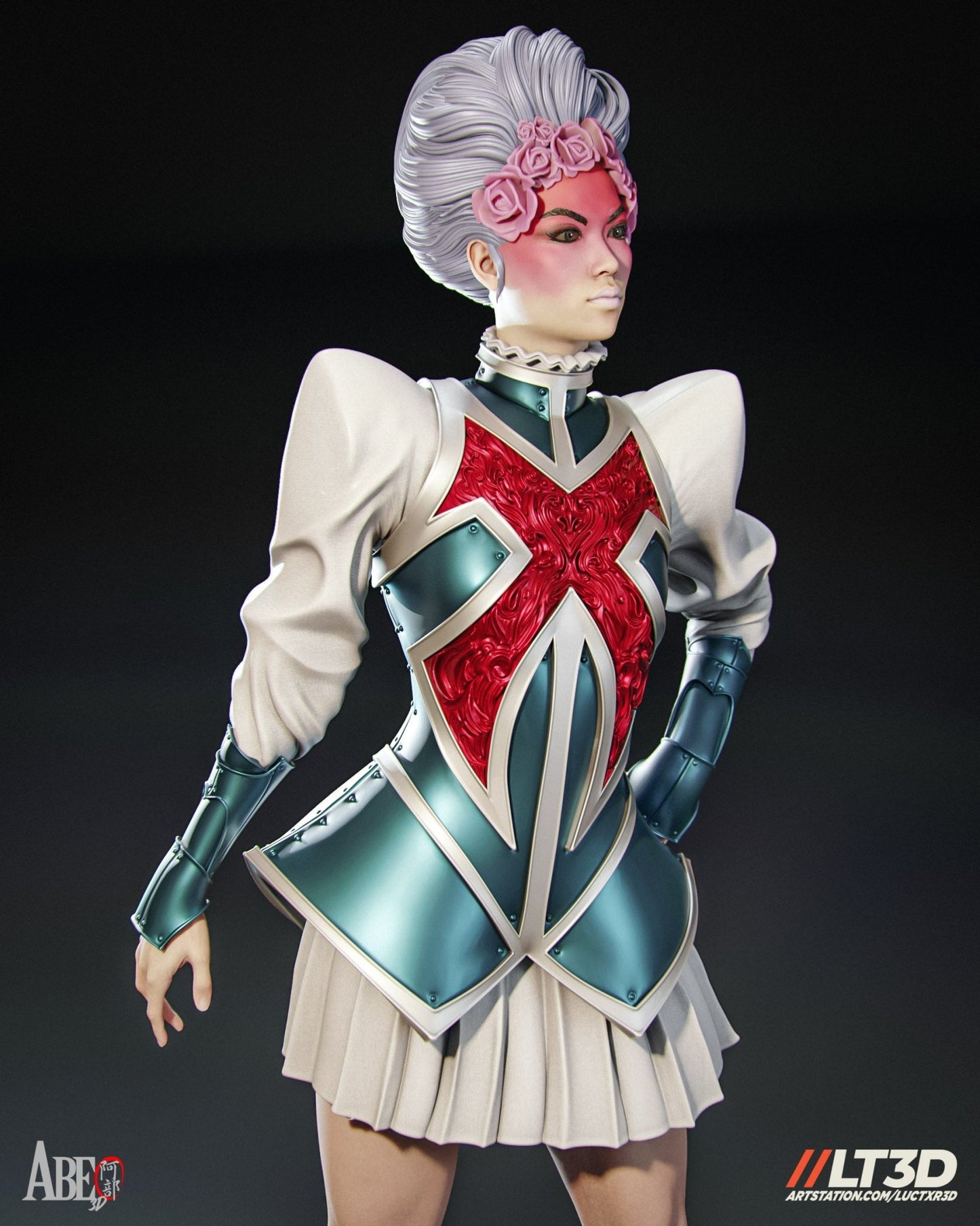 Captain Britain - Abe3D - Dark Forge Arts