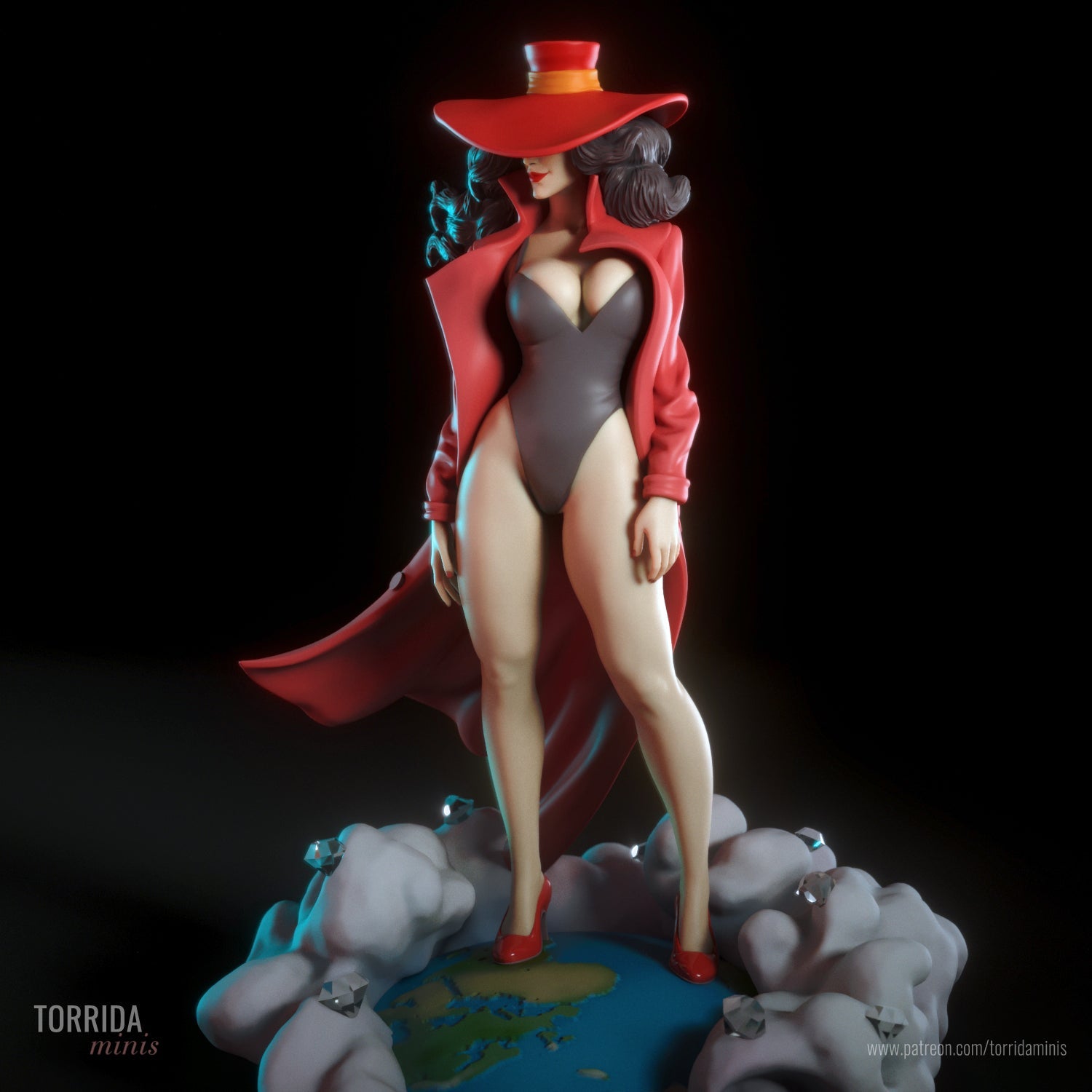 Carmen San Diego - Torrida Minis - Dark Forge Arts