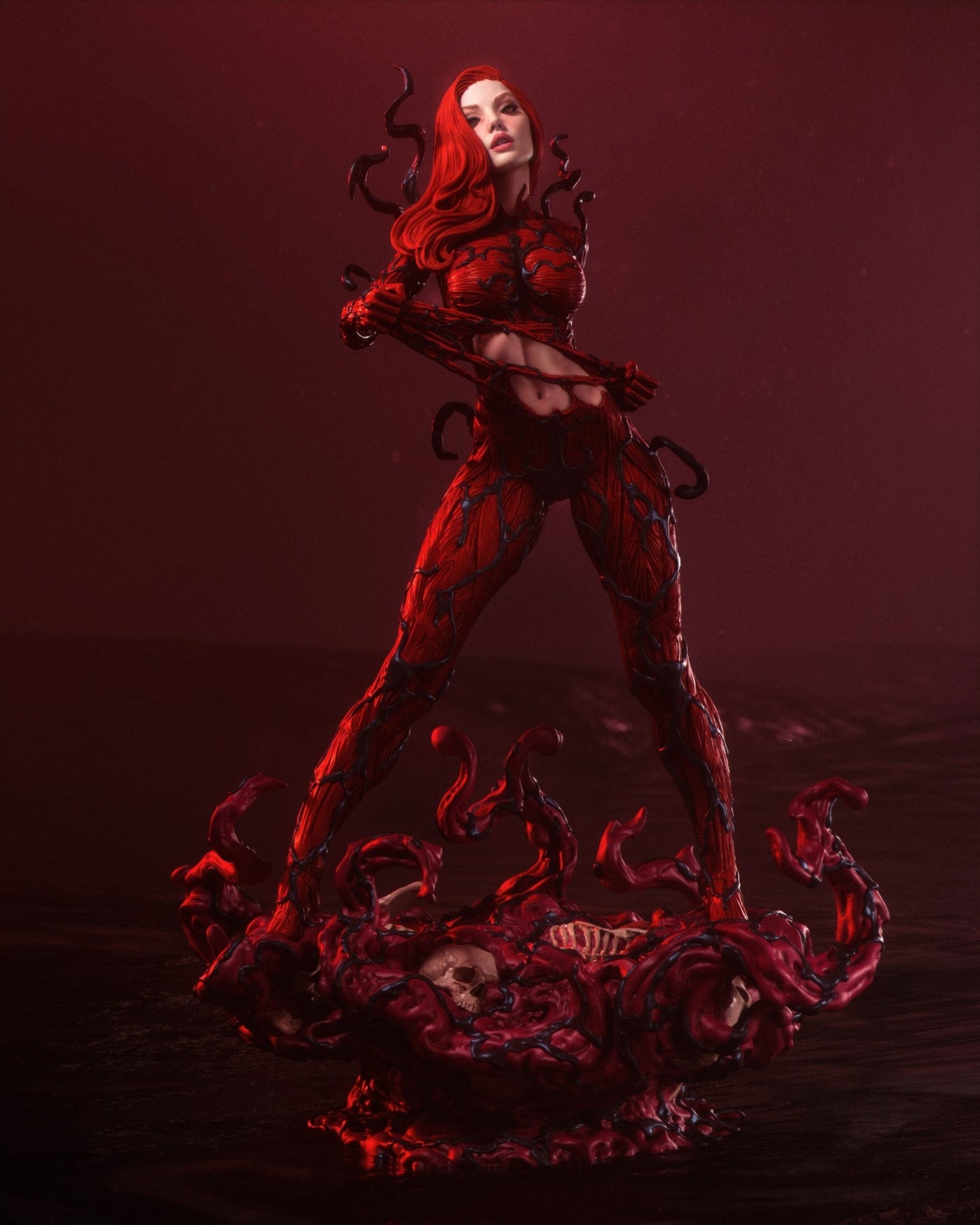 Carnage Mary Jane - CA 3D Studios - Dark Forge Arts