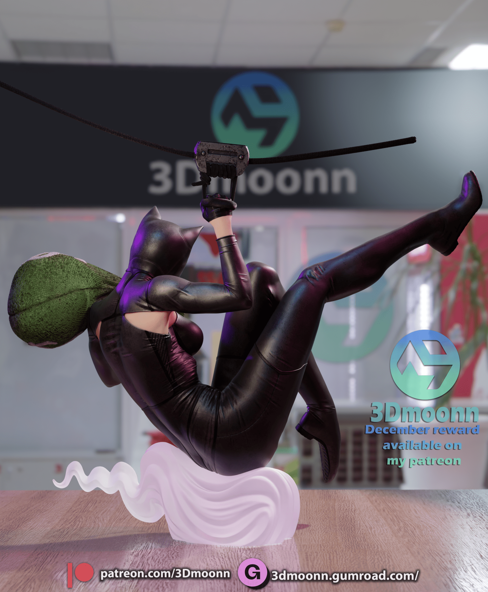 Catwoman - 3DMoonn - Dark Forge Arts