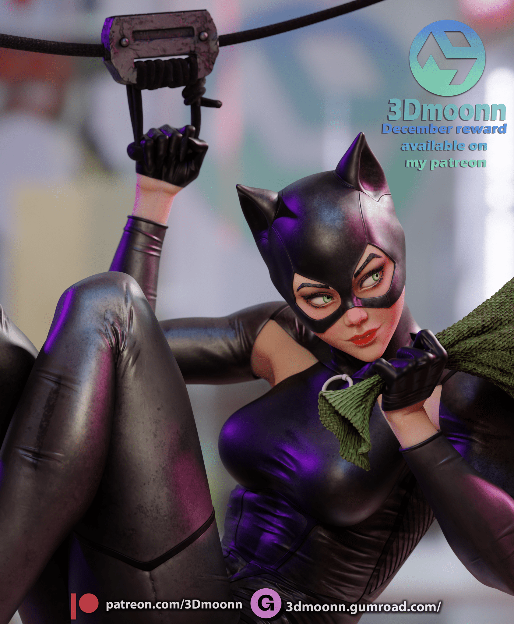 Catwoman - 3DMoonn - Dark Forge Arts