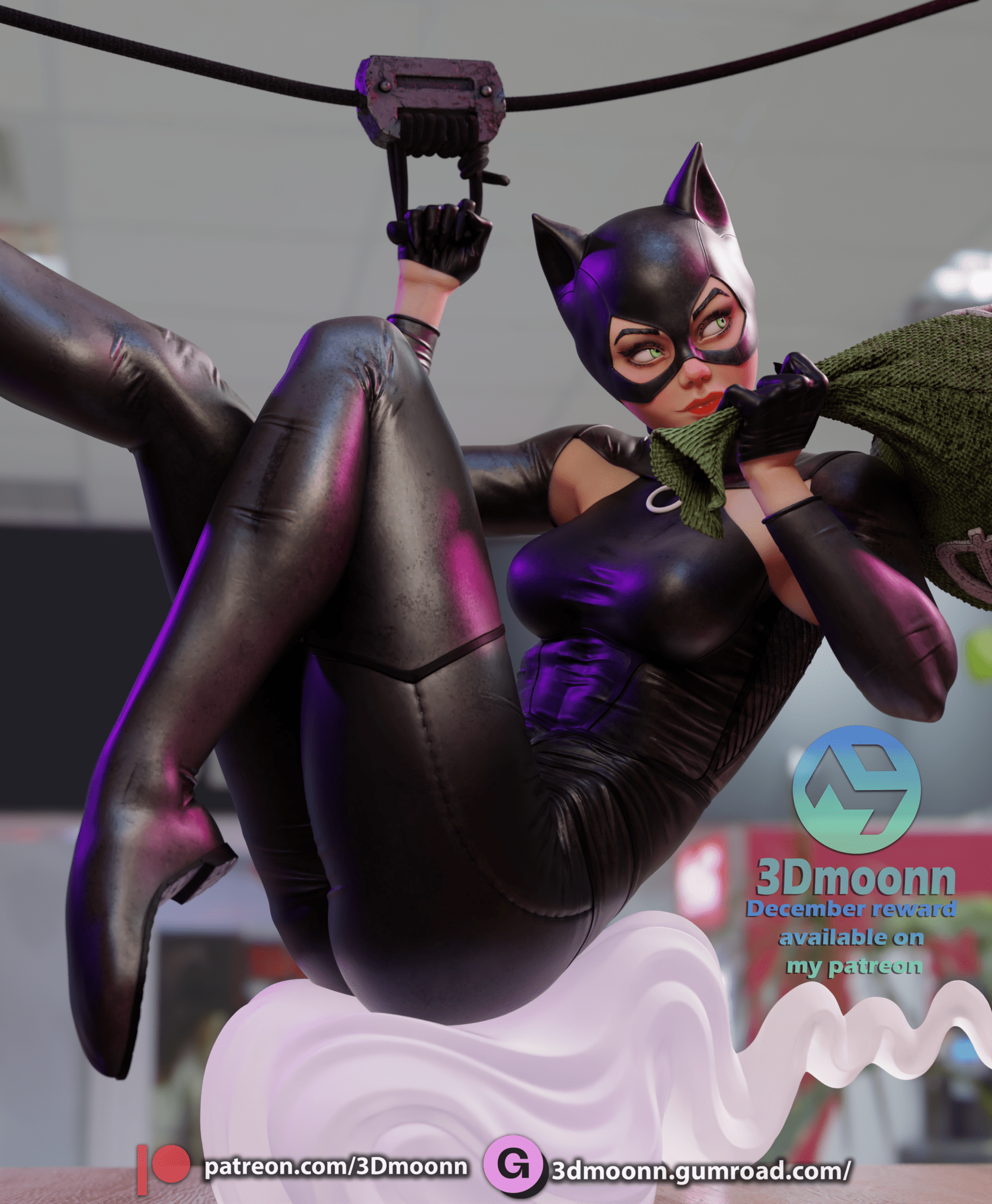 Catwoman - 3DMoonn - Dark Forge Arts