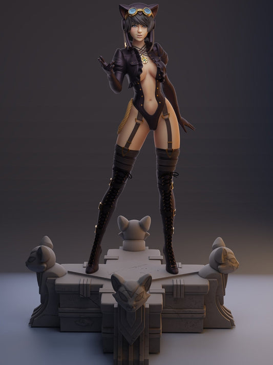 Catwoman Steampunk - 3DMoonn - Dark Forge Arts