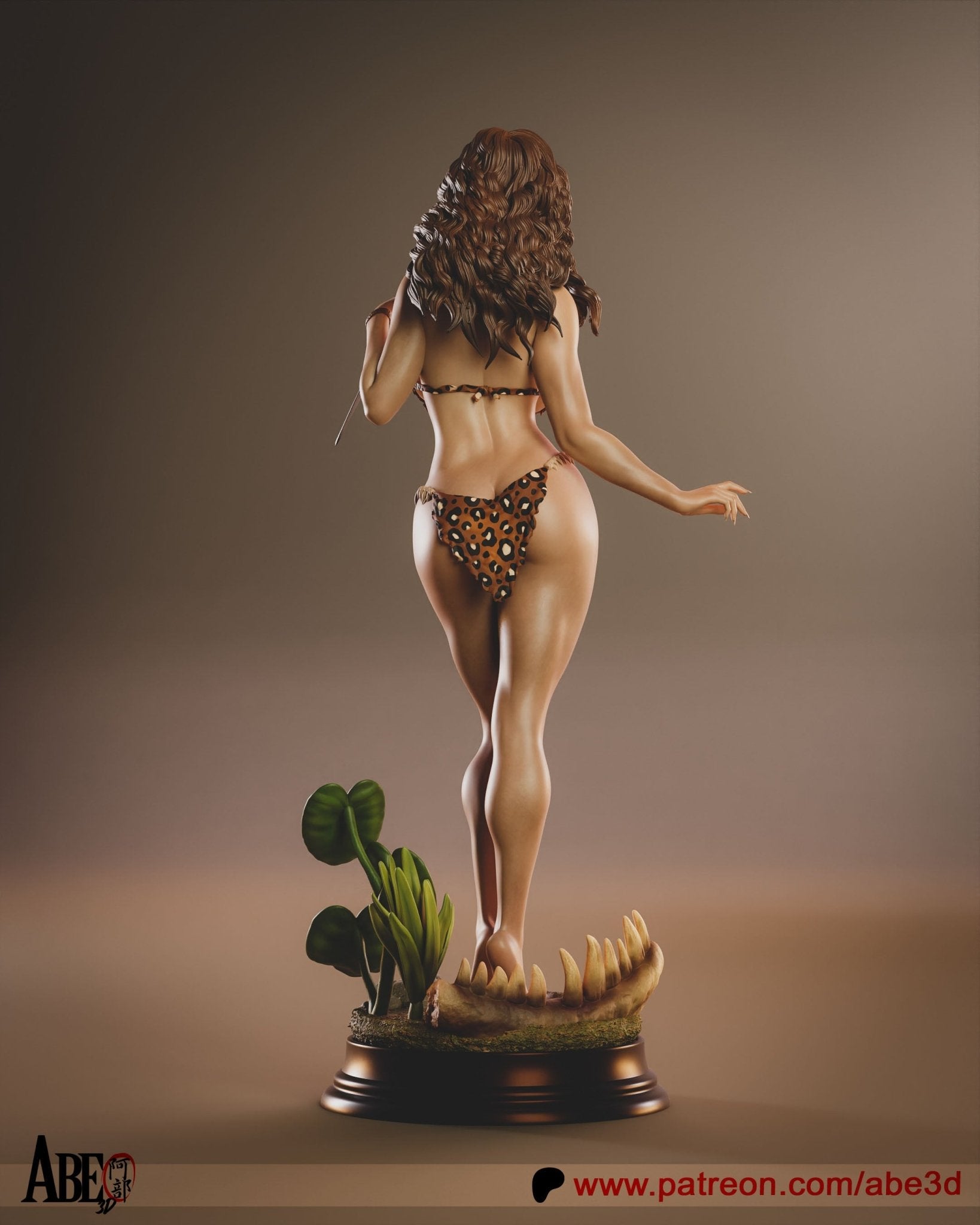 Cavewoman - Abe3D - Dark Forge Arts