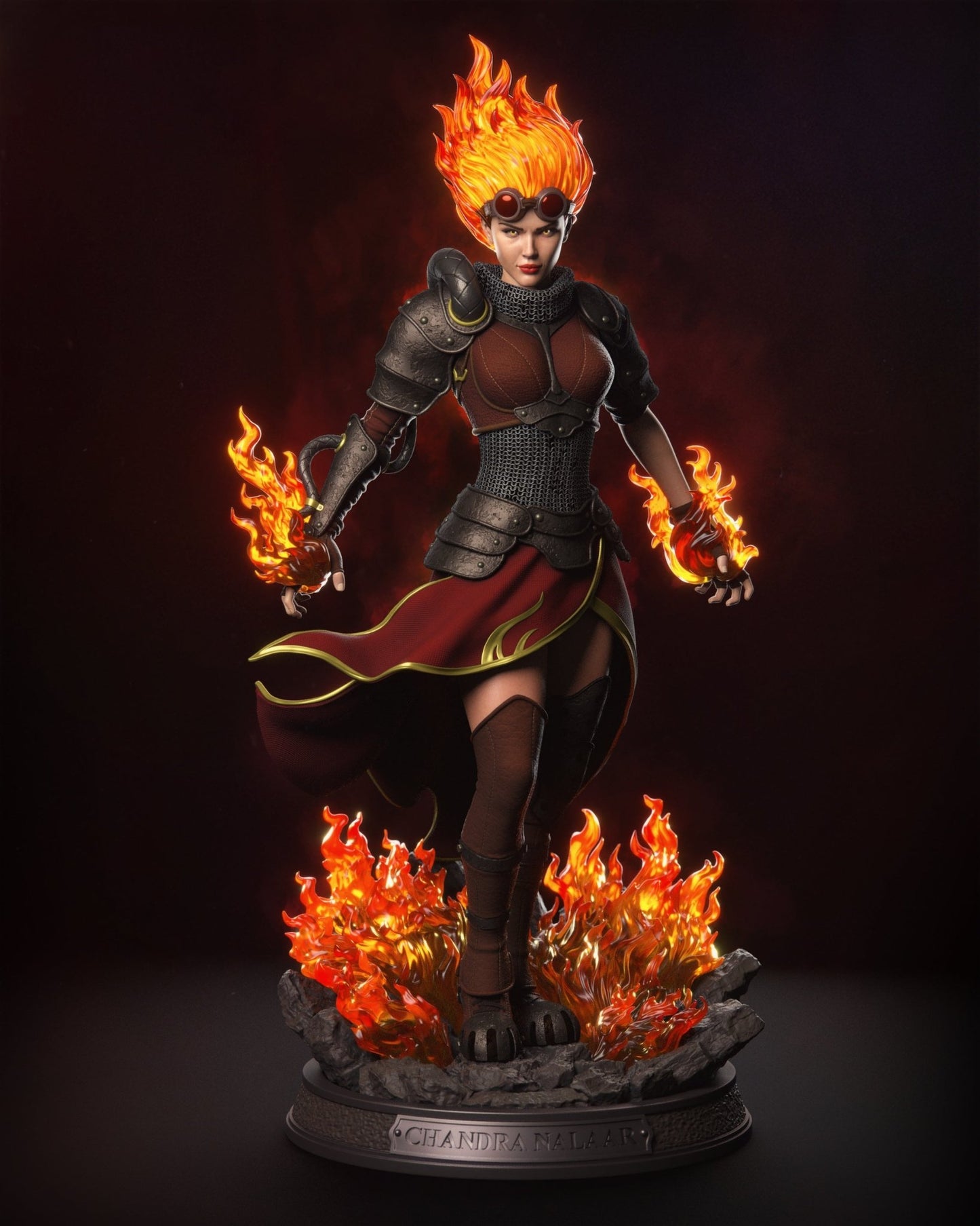 Chandra - CA 3D Studios - Dark Forge Arts