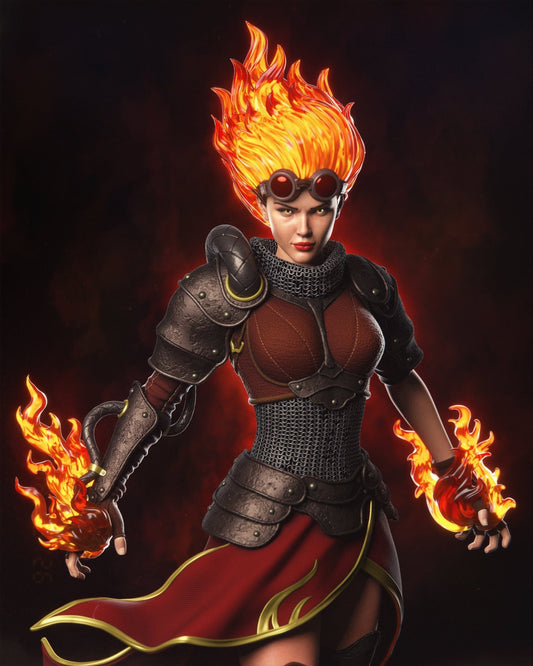 Chandra - CA 3D Studios - Dark Forge Arts