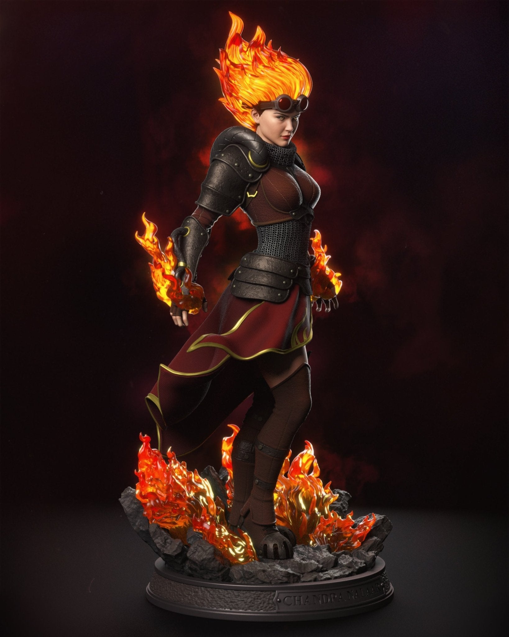 Chandra - CA 3D Studios - Dark Forge Arts