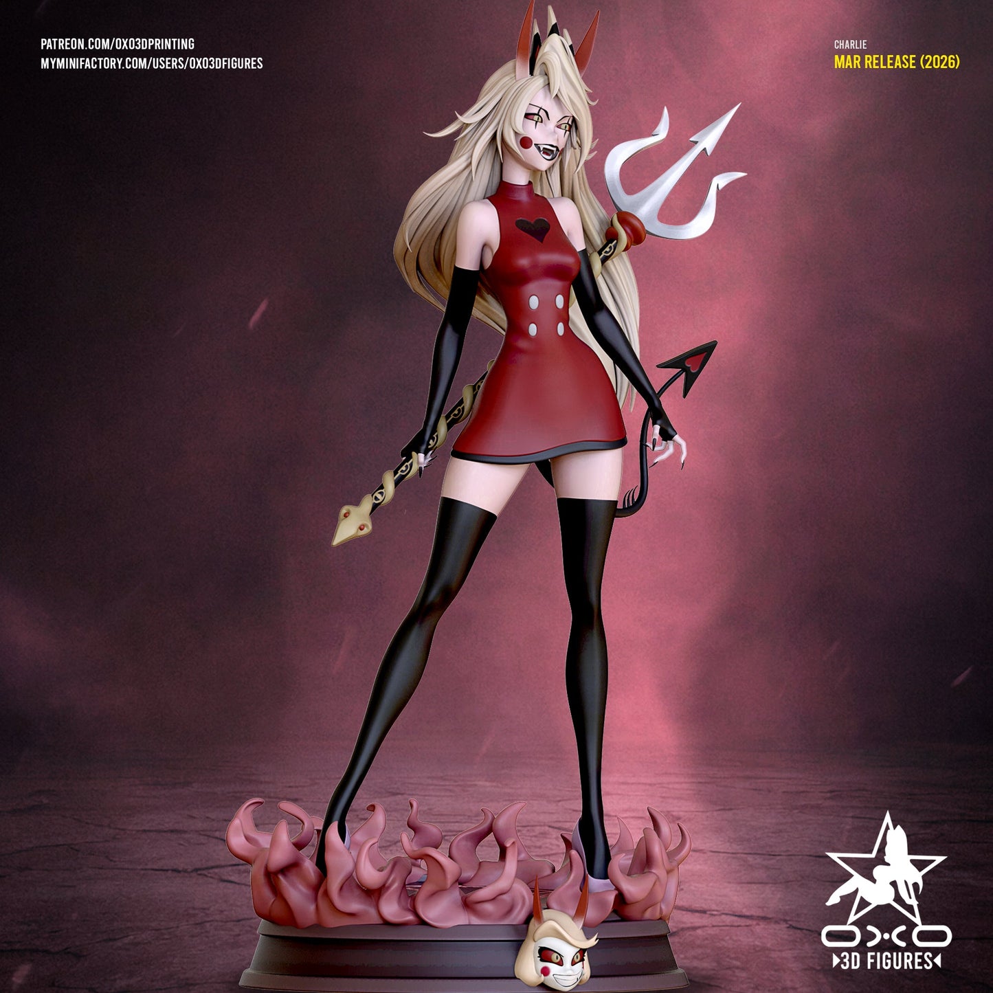 Charlie Morningstar Demon - OXO3D - Dark Forge Arts