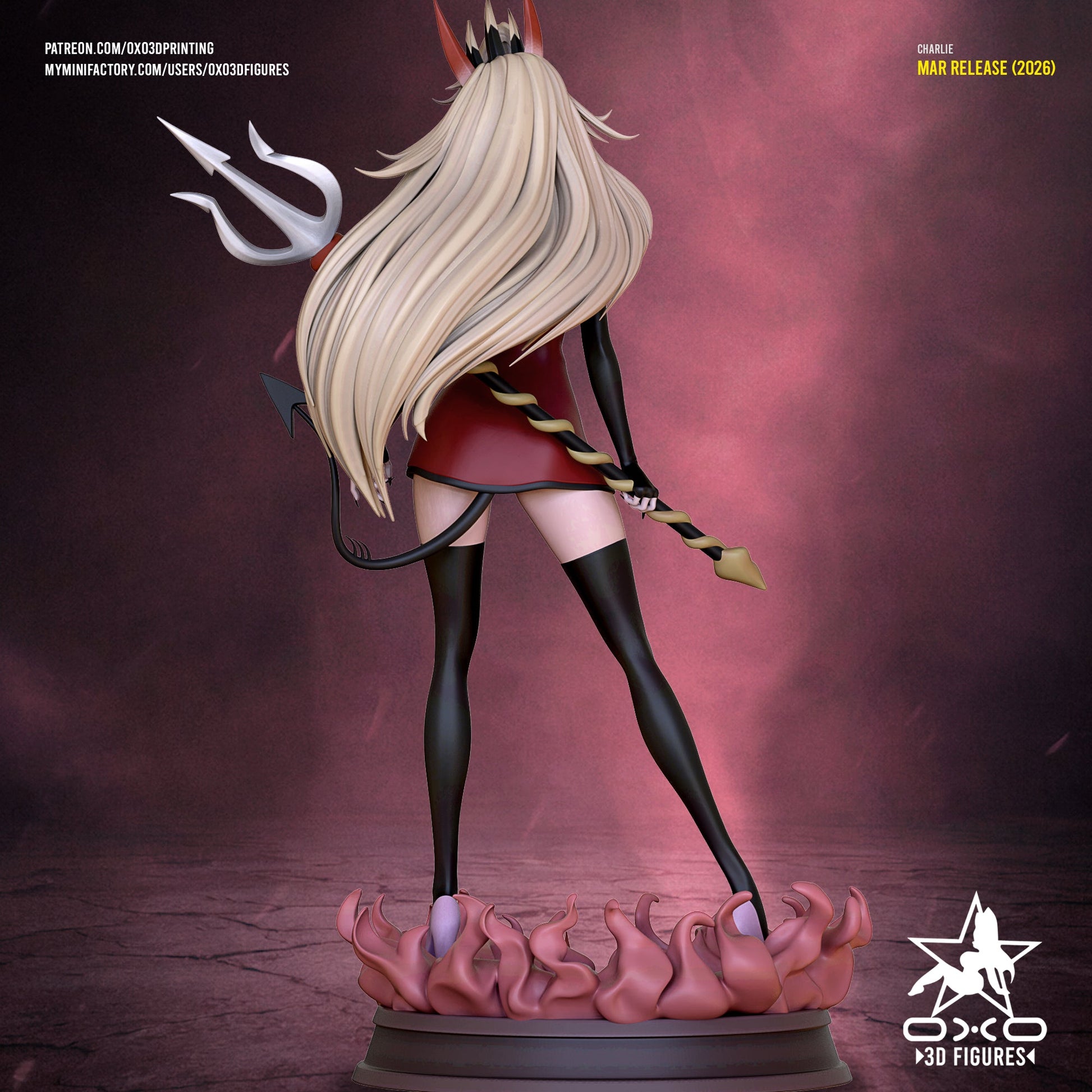 Charlie Morningstar Demon - OXO3D - Dark Forge Arts