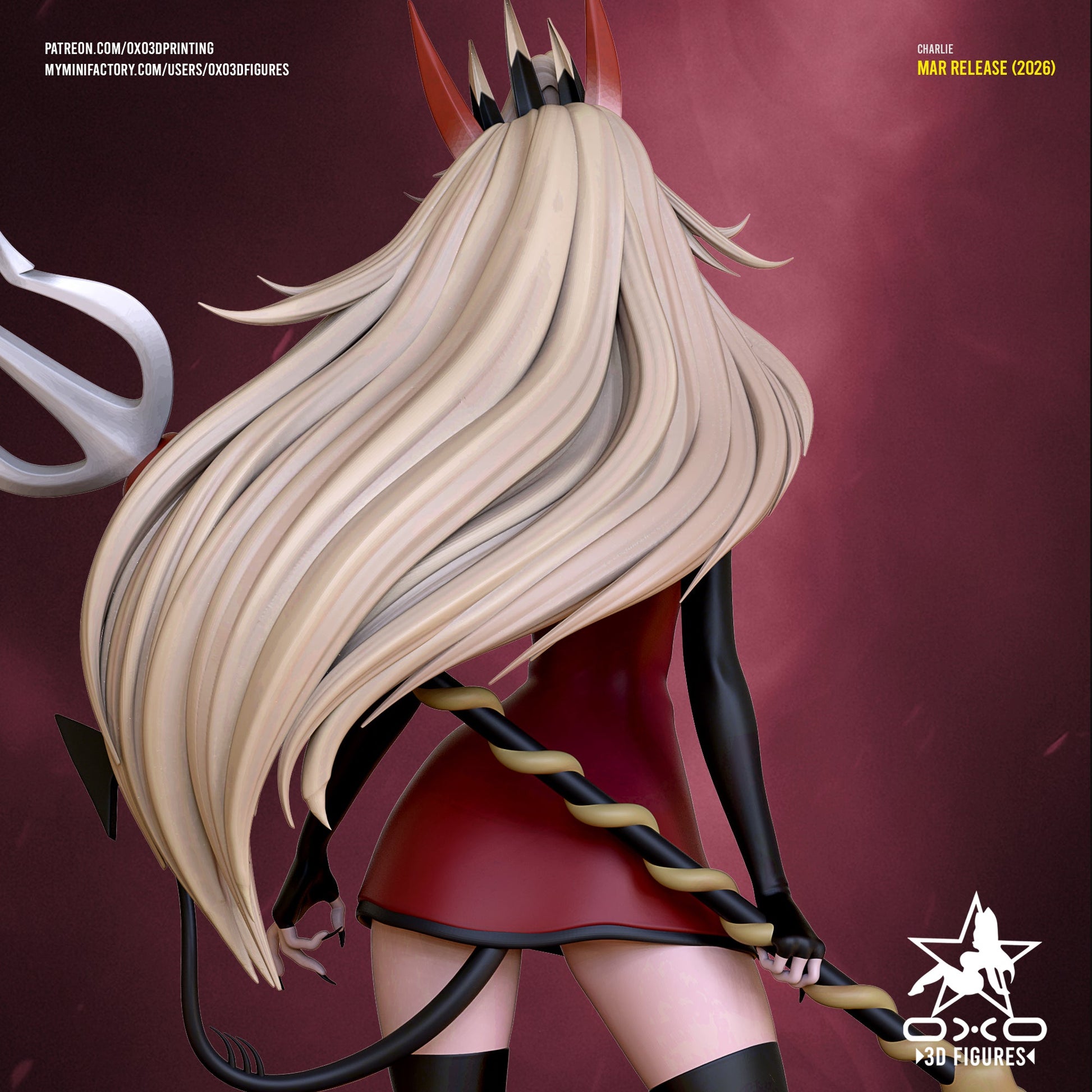 Charlie Morningstar Demon - OXO3D - Dark Forge Arts