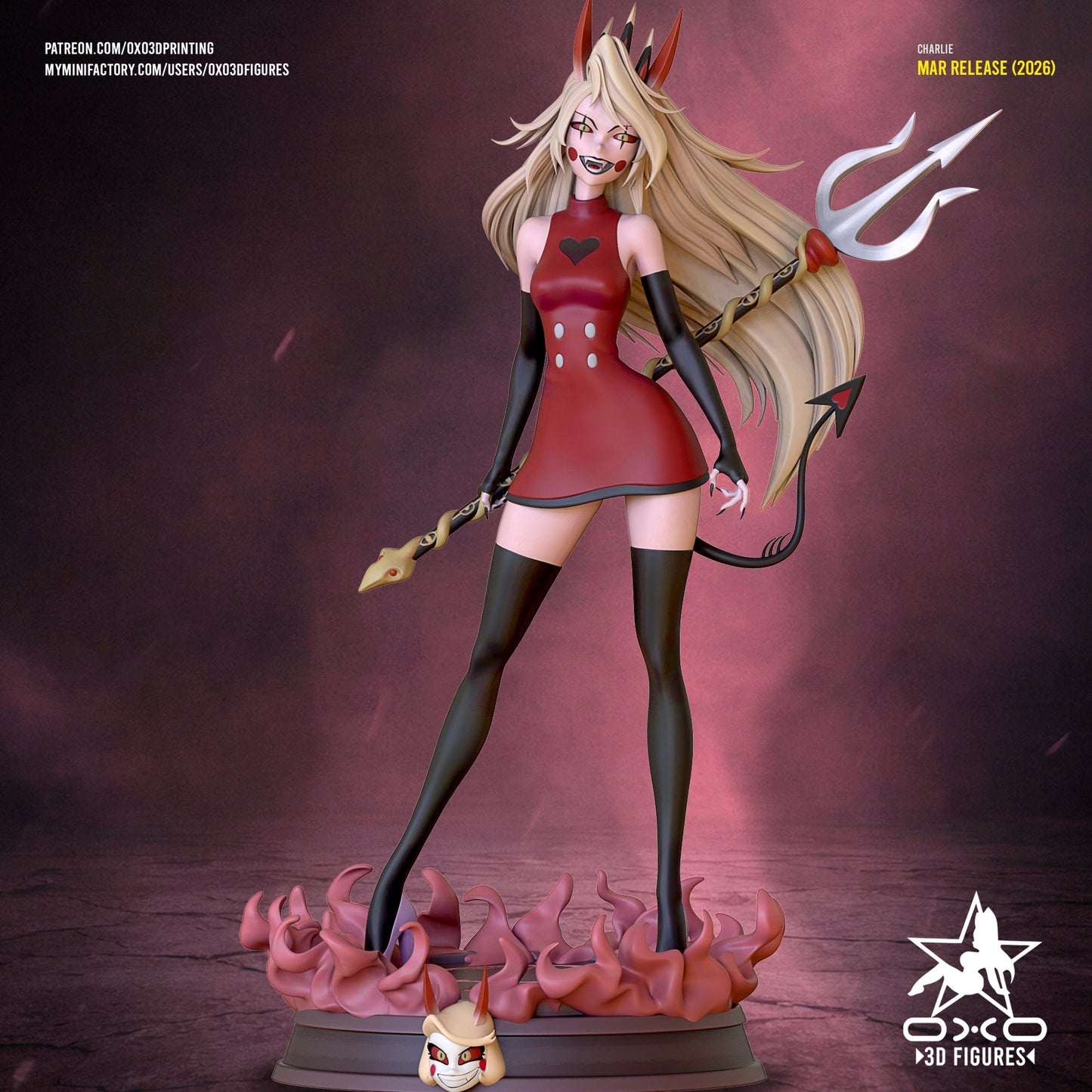 Charlie Morningstar Demon - OXO3D - Dark Forge Arts